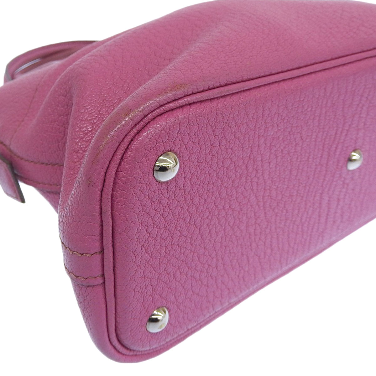 エルメス HERMES ボリード27 ハンドバッグ ショルダーバッグ 2WAY シェーブル ピンク系 レディース □J刻印 8517