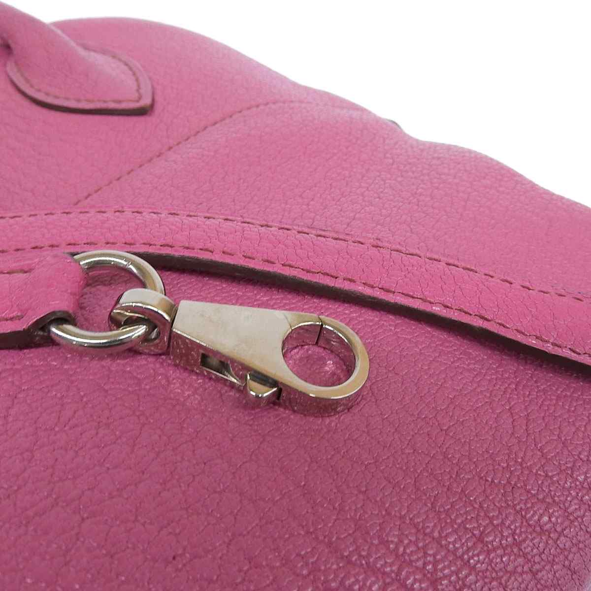 エルメス HERMES ボリード27 ハンドバッグ ショルダーバッグ 2WAY シェーブル ピンク系 レディース □J刻印 8517