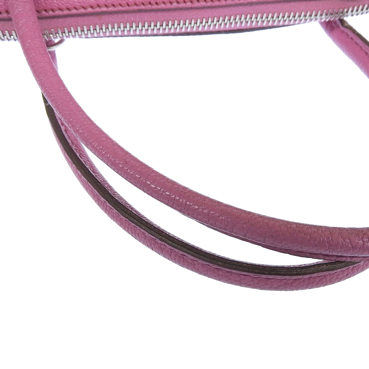 エルメス HERMES ボリード27 ハンドバッグ ショルダーバッグ 2WAY シェーブル ピンク系 レディース □J刻印 8517