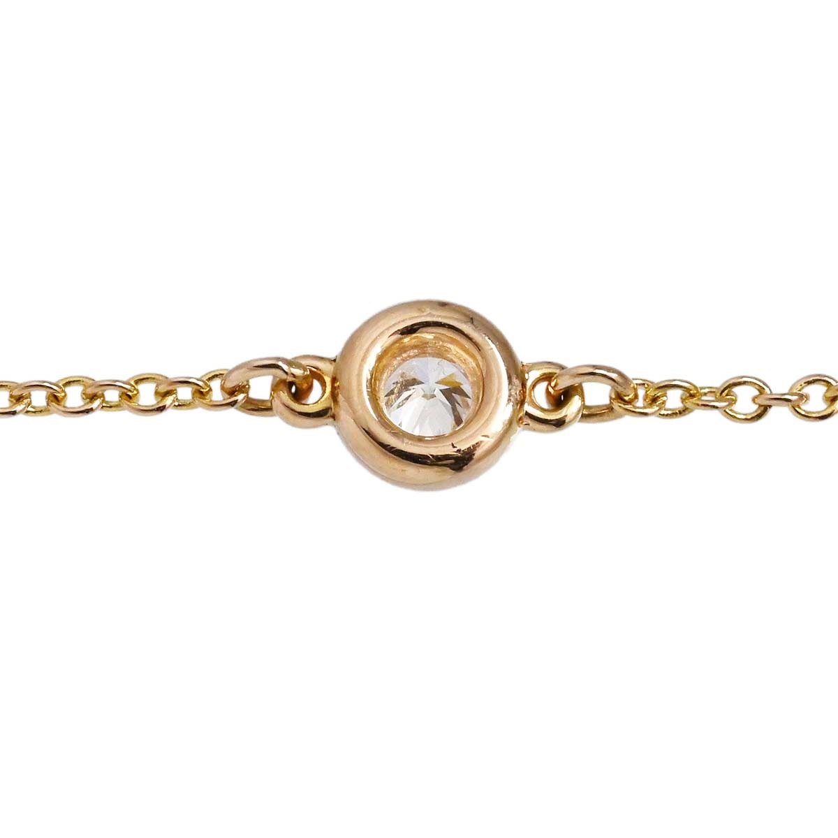 ティファニー TIFFANY & Co. 750PG ピンクゴールド ダイヤ バイザヤード ブレスレット レディース  3554