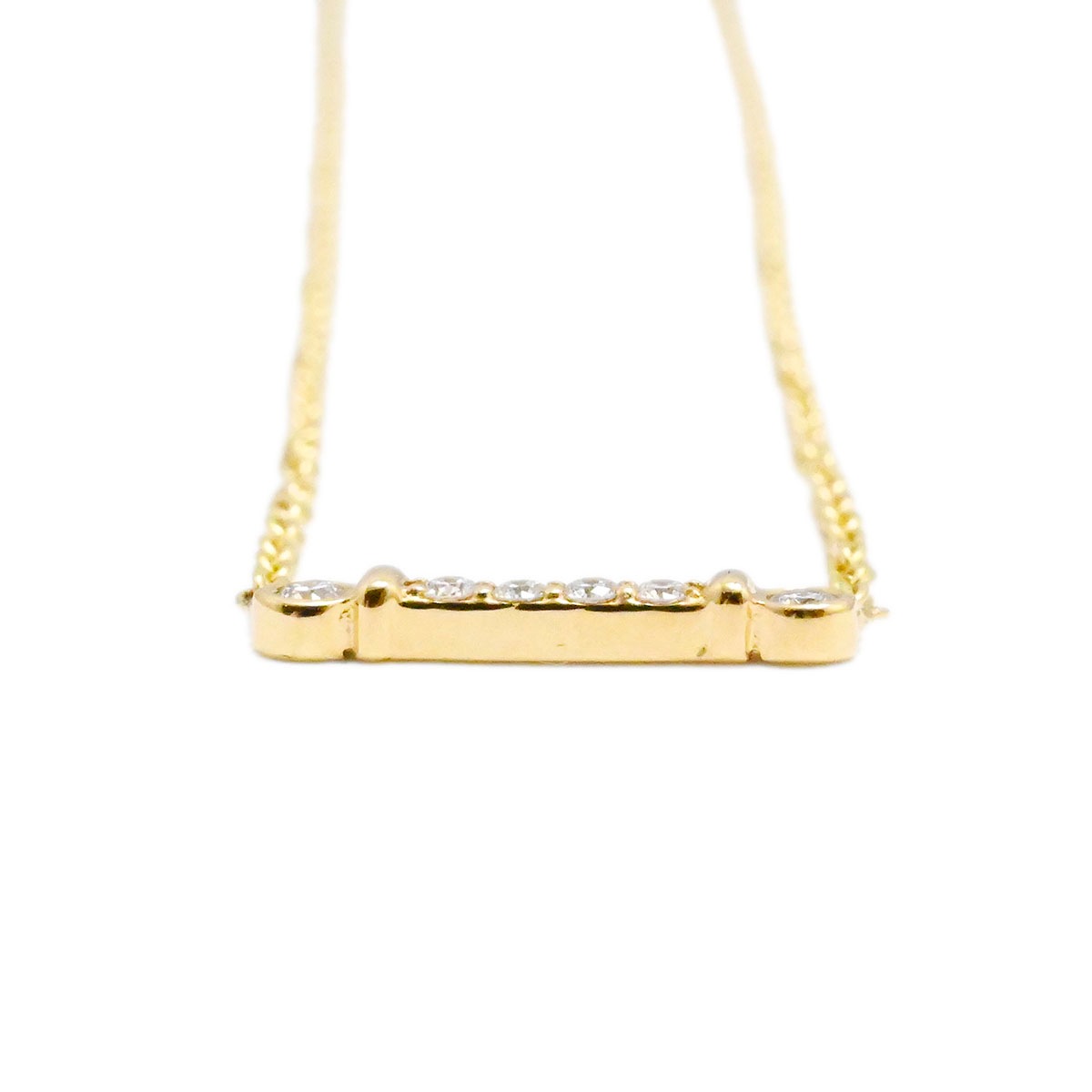 ティファニー TIFFANY & Co. フルール ド リス キーバー 750PG ローズゴールド ピンクゴールド ダイヤ ネックレス レディース  3770