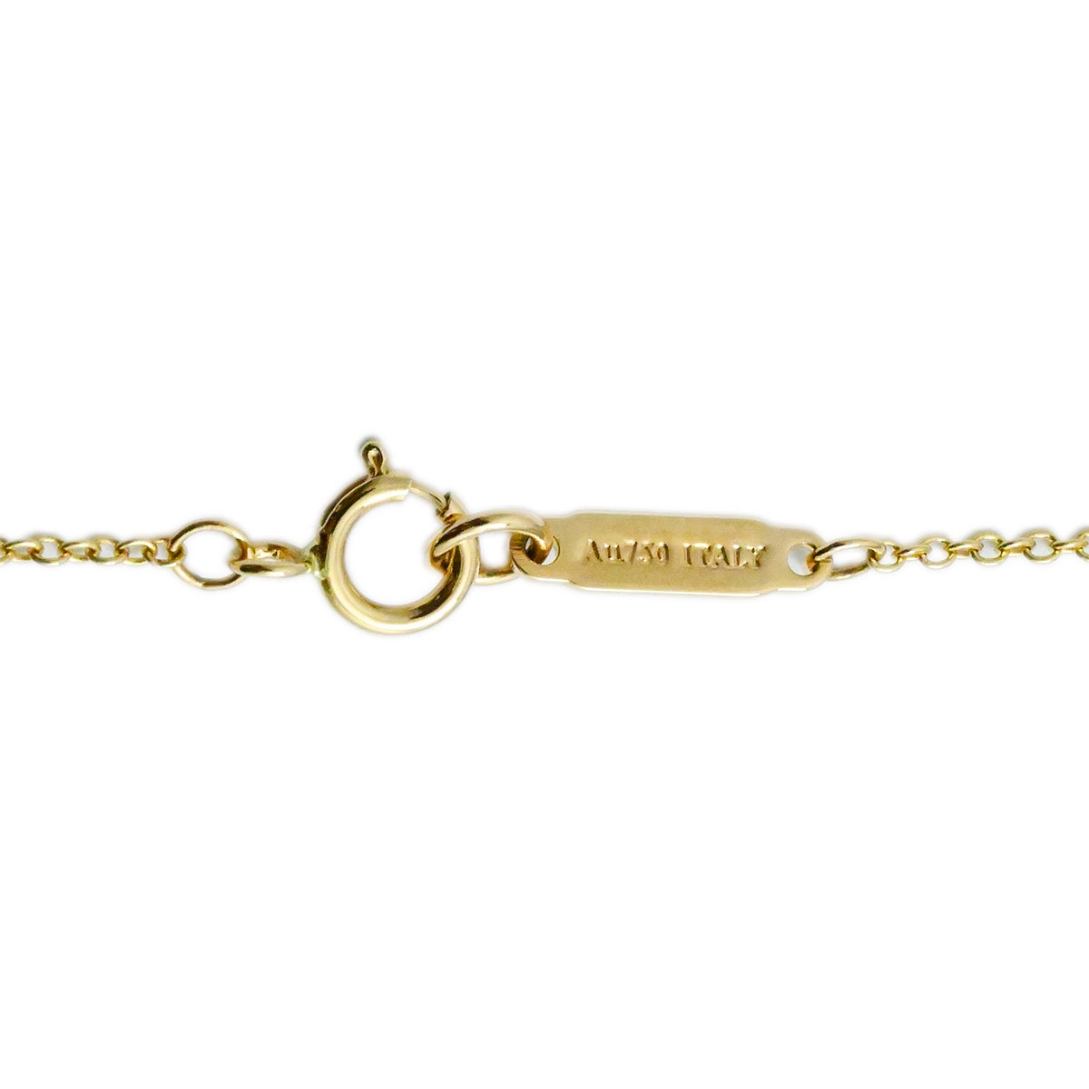 ティファニー TIFFANY & Co. フルール ド リス キーバー 750PG ローズゴールド ピンクゴールド ダイヤ ネックレス レディース  3770