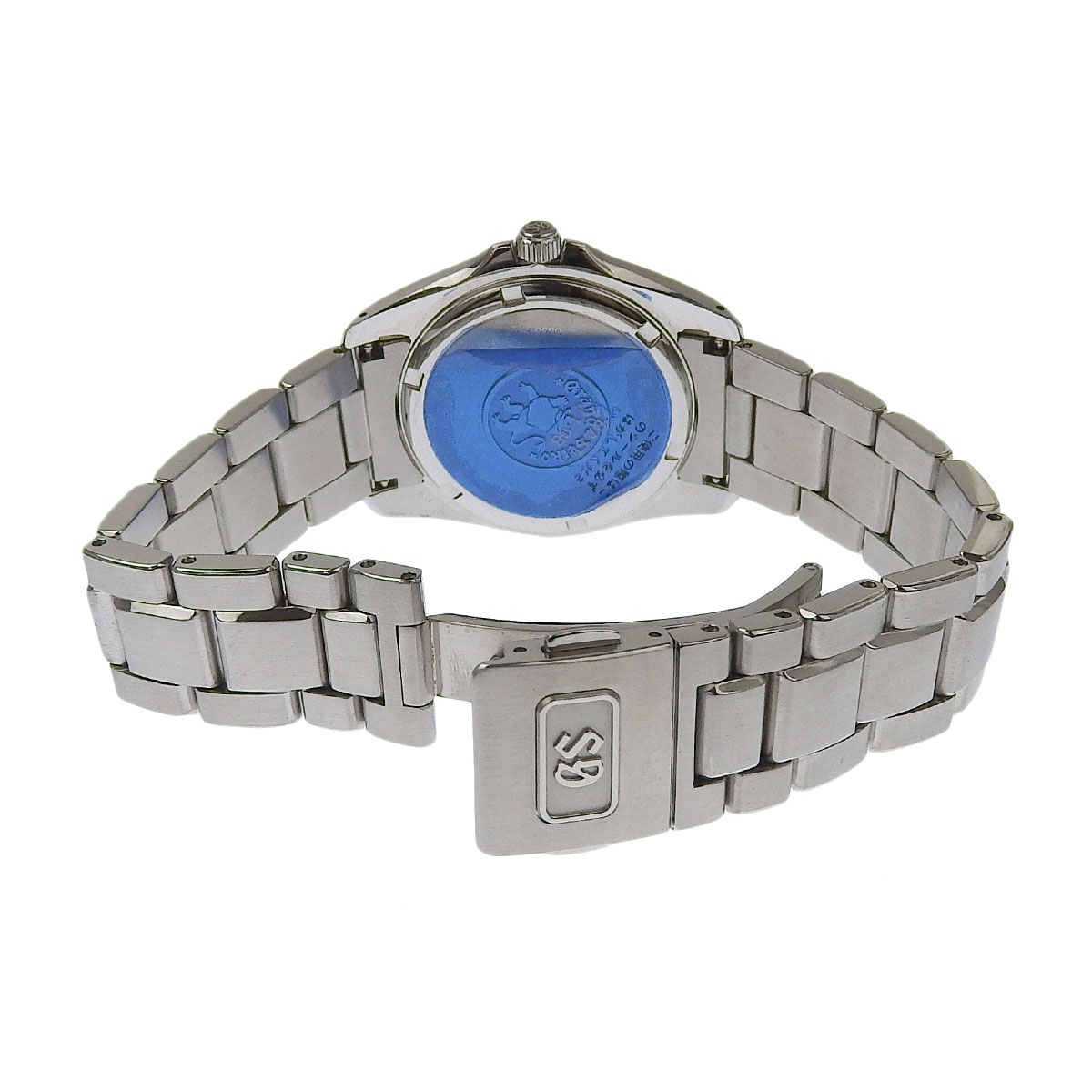 セイコー SEIKO グランドセイコー クォーツ 腕時計 SS ブルー文字盤 メンズ 8J56-8020 SBGF019 8966
