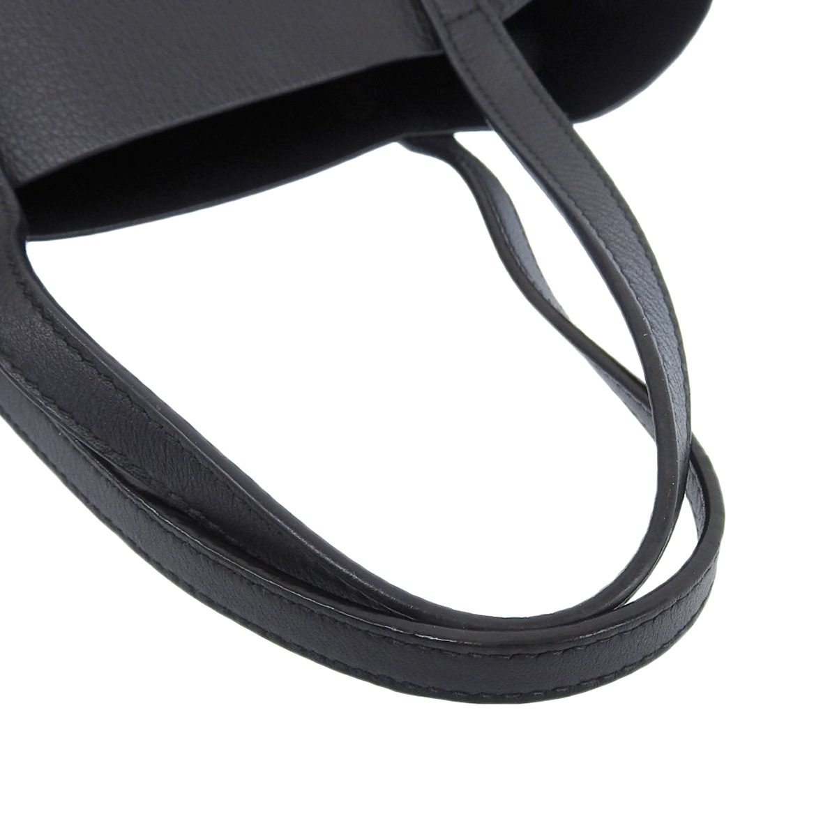 バレンシアガ BALENCIAGA エブリディ トートバッグ ショルダー 2WAY 型押しレザー ブラック レディース 551815 4124