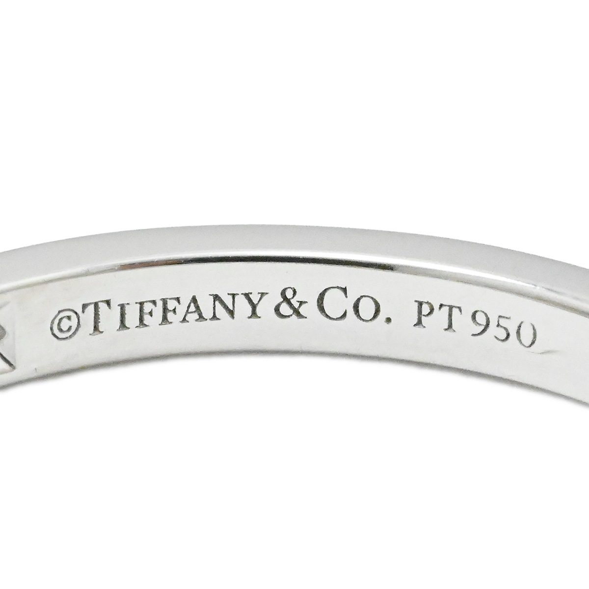 ティファニー TIFFANY & Co. PT950 プラチナ ダイヤモンド ソレスト ハーフダイヤエタニティリング 9号 レディース  3983