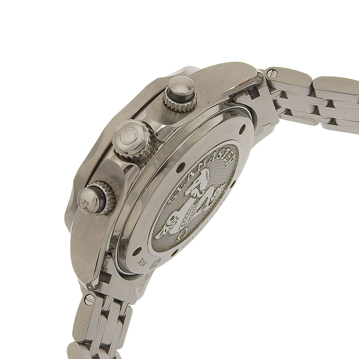 オメガ OMEGA シーマスター ダイバー 300mm コーアクシャル クロノグラフ 自動巻き 腕時計 SS ブラック文字盤 212.30.44.50.01.001 8967