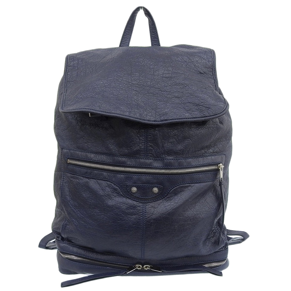 【やまひ】BALENCIAGA ネイビーリュック やまひ様専用】BALENCIAGA ネイビーリュック