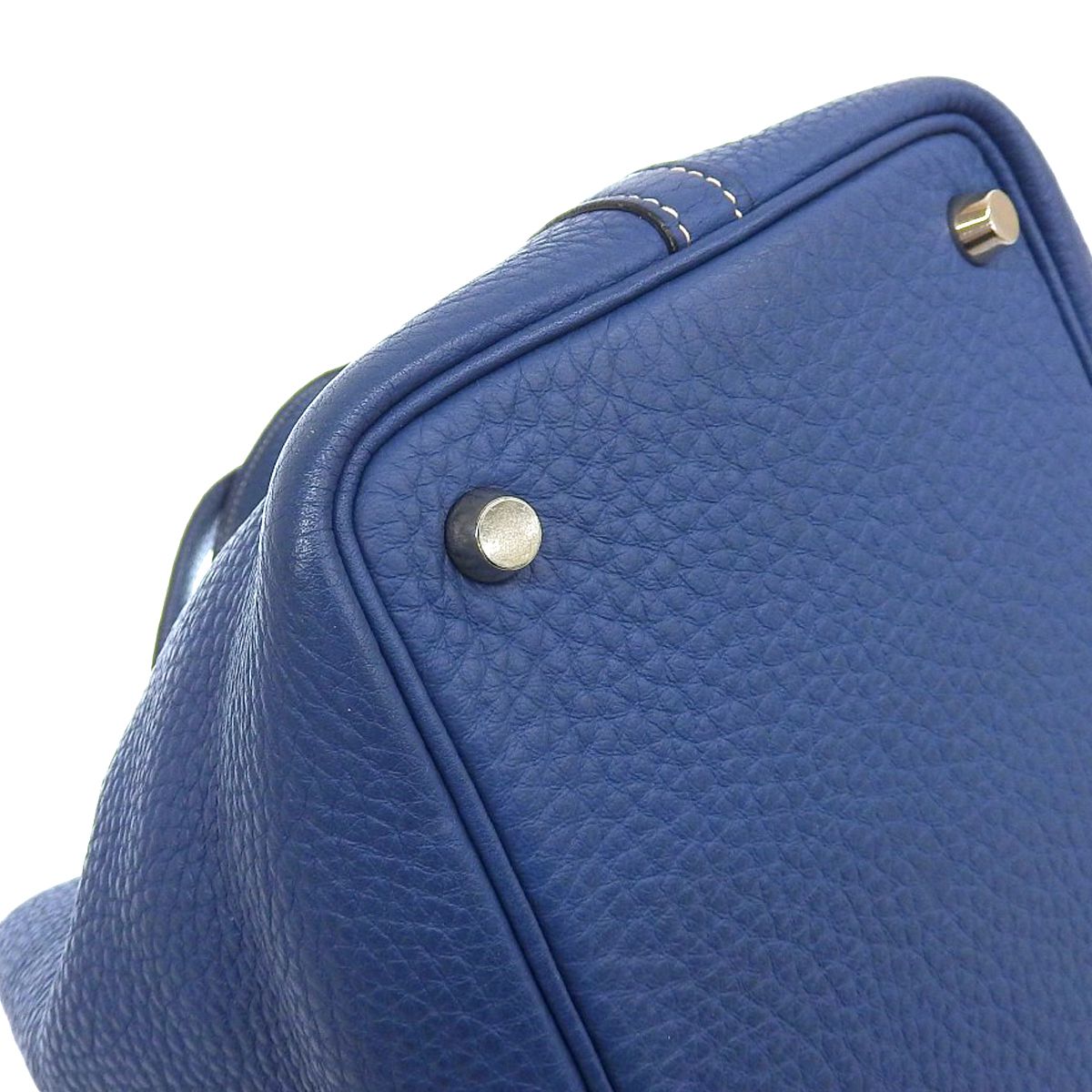 ぱふぇ HERMES ピコタンPM トリヨンクレマンス ブルー エルメス