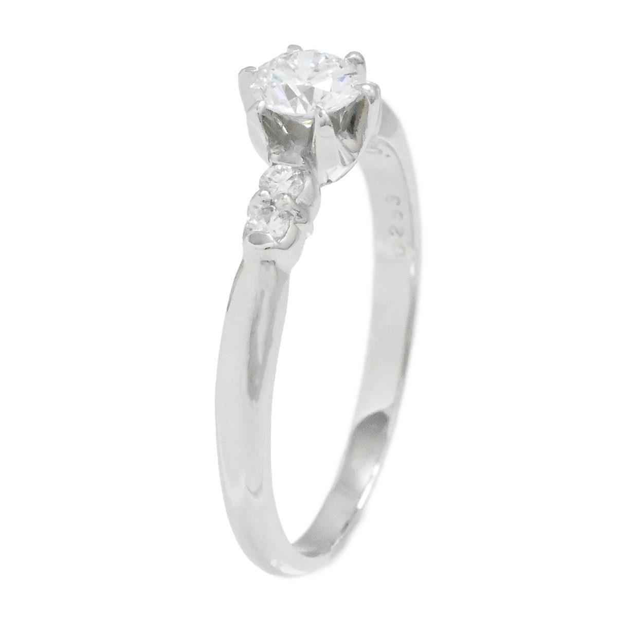 PT900 ダイヤ0.283ct D SI-1 EXCELLENT 一粒ダイヤモンド サイズ10号