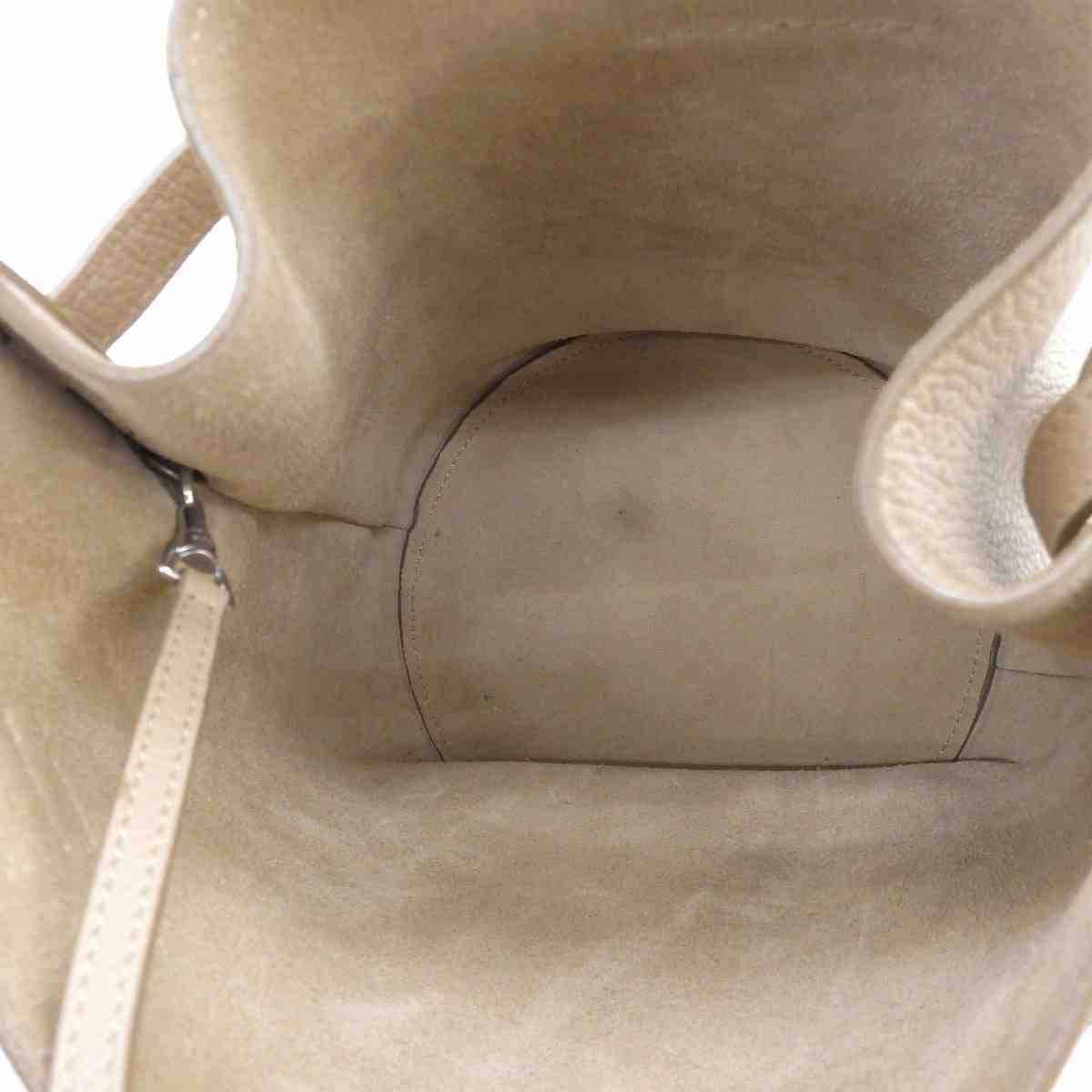 セリーヌ CELINE ビッグバッグバケット ハンドバッグ 型押しレザー ライトトープ レディース 8678