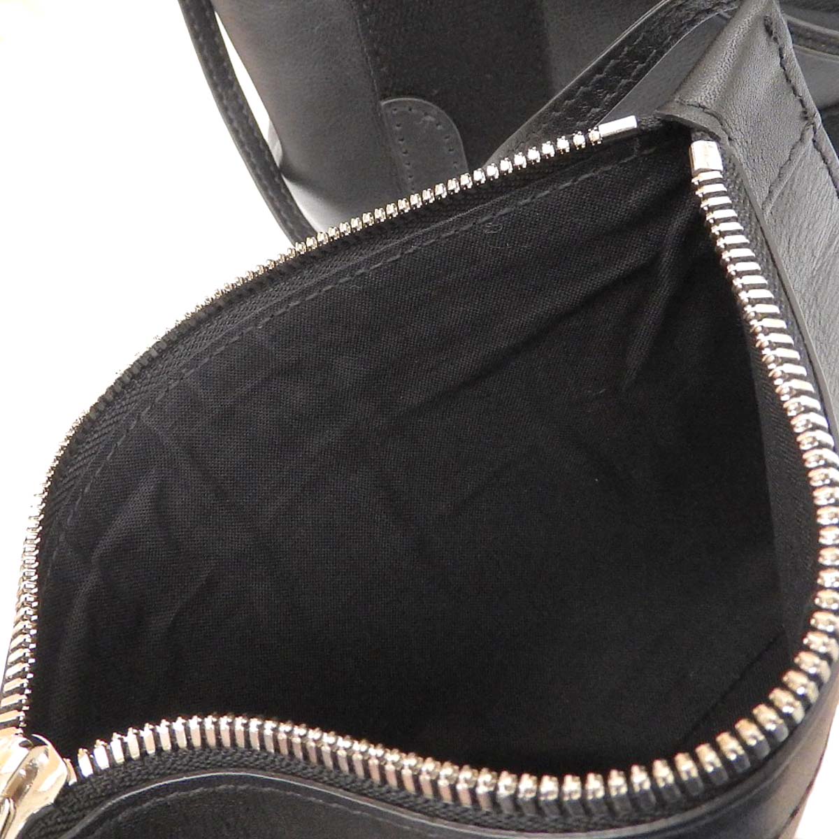 バレンシアガ BALENCIAGA ネイビーカバS トートバッグ ハンドバッグ パンチングロゴ レザー ブラック レディース 339933 4273