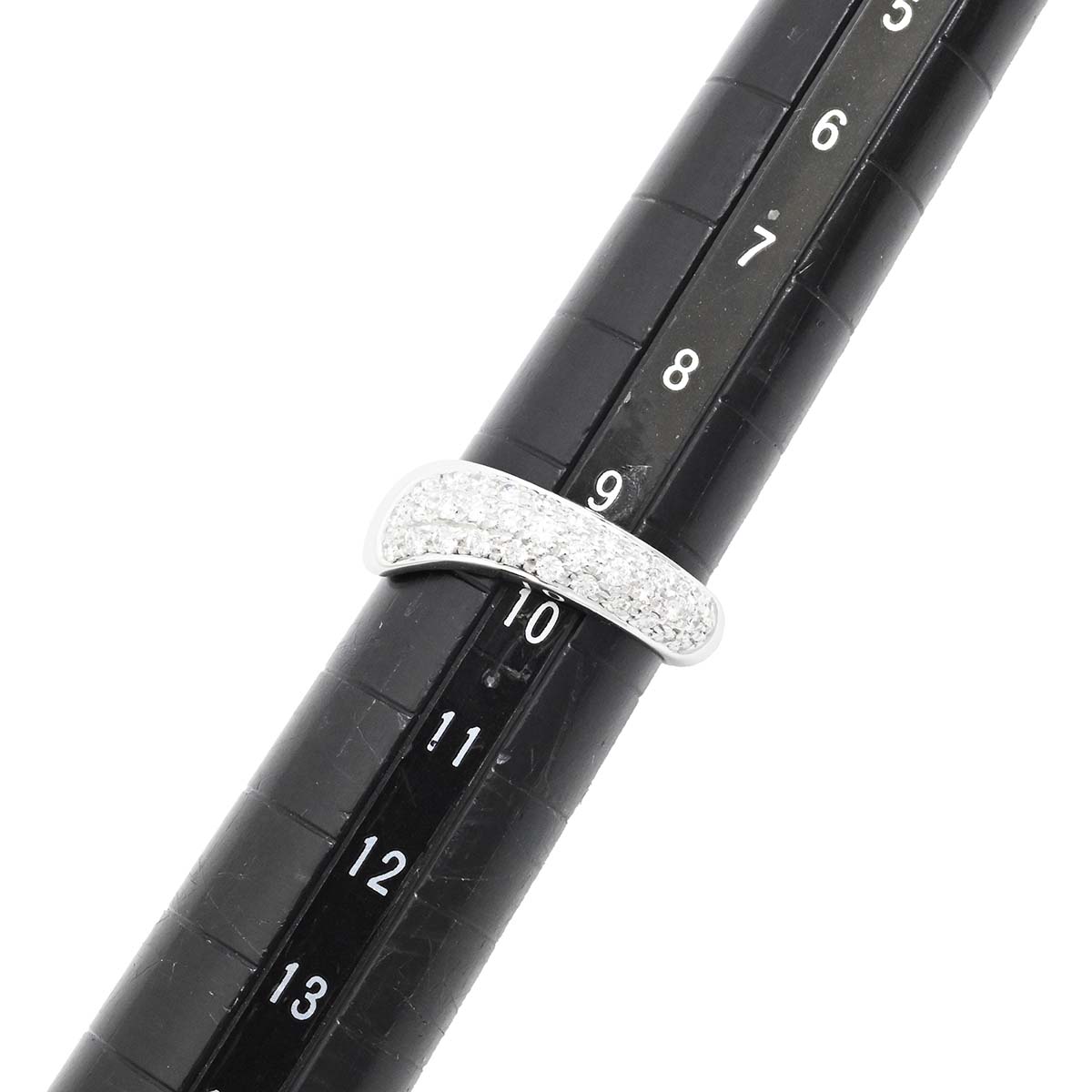 ショーメ CHAUMET 750WG ホワイトゴールド ダイヤ ヴェニス リング 9.5号 レディース  3574