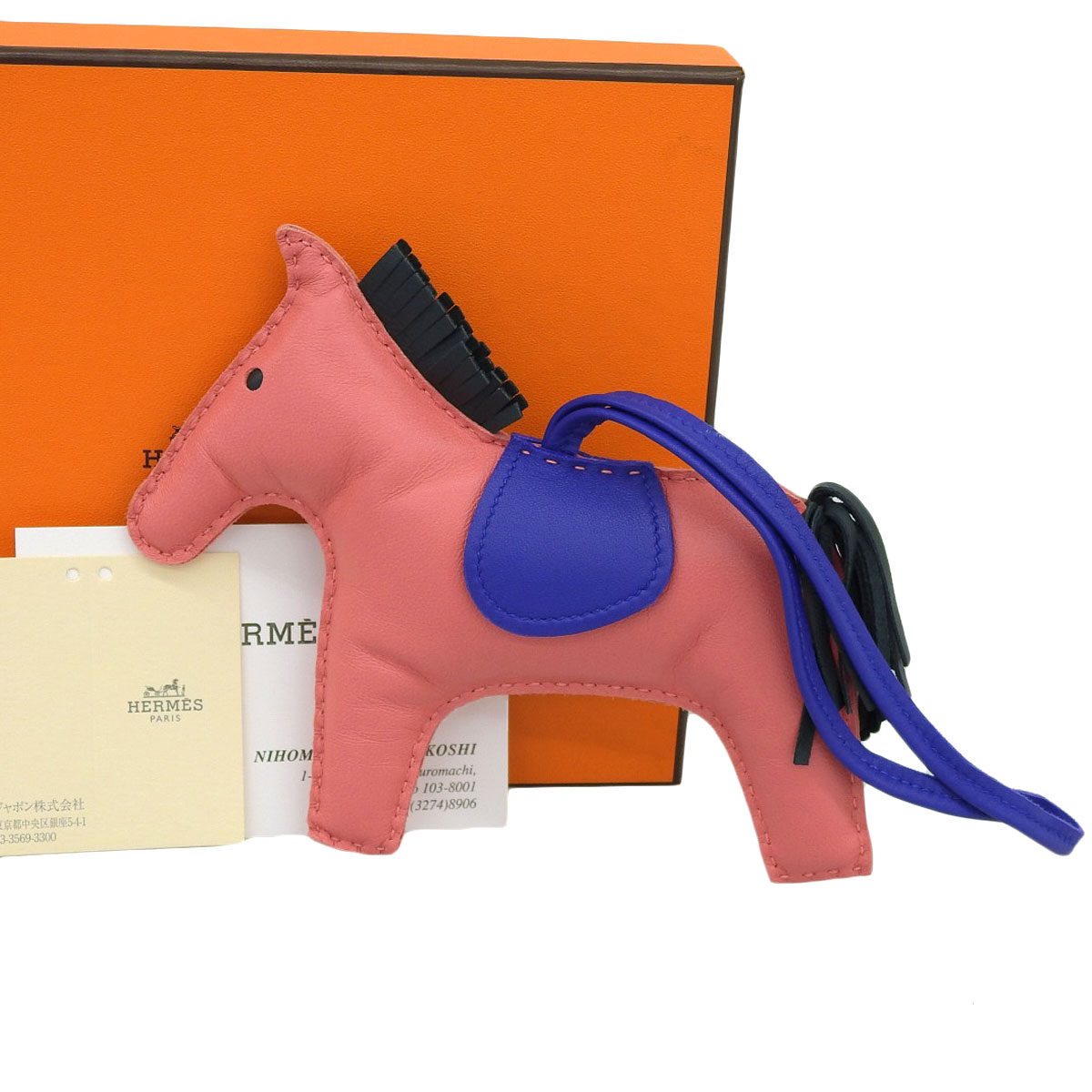 エルメス　ロデオ　GM ローズアザレ×ブルー エルメス ロデオ GM ローズアザレ×ブルー エルメス HERMES