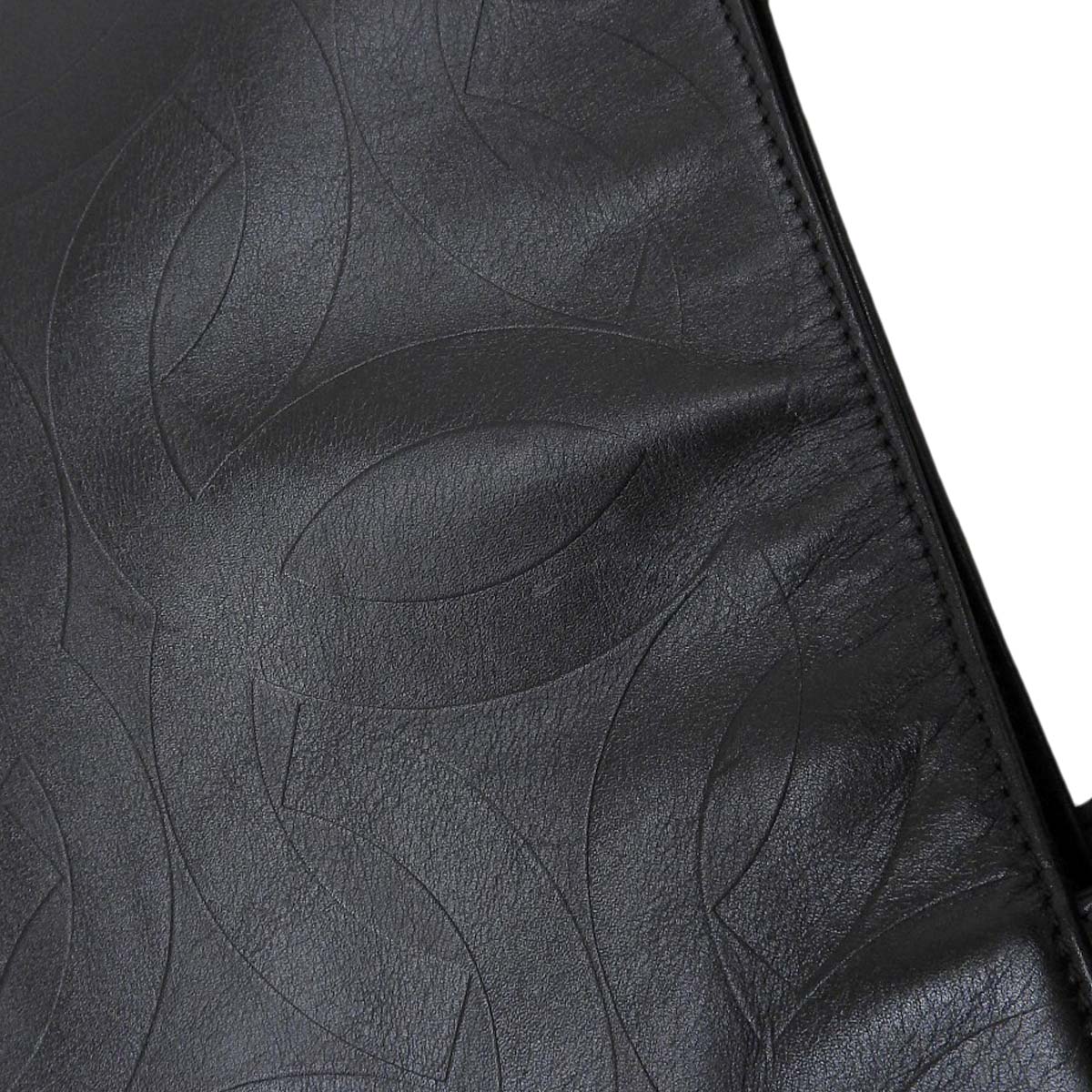 シャネル CHANEL ココマーク トート バッグ レザー ブラック レディース メンズ 男女兼用 4274