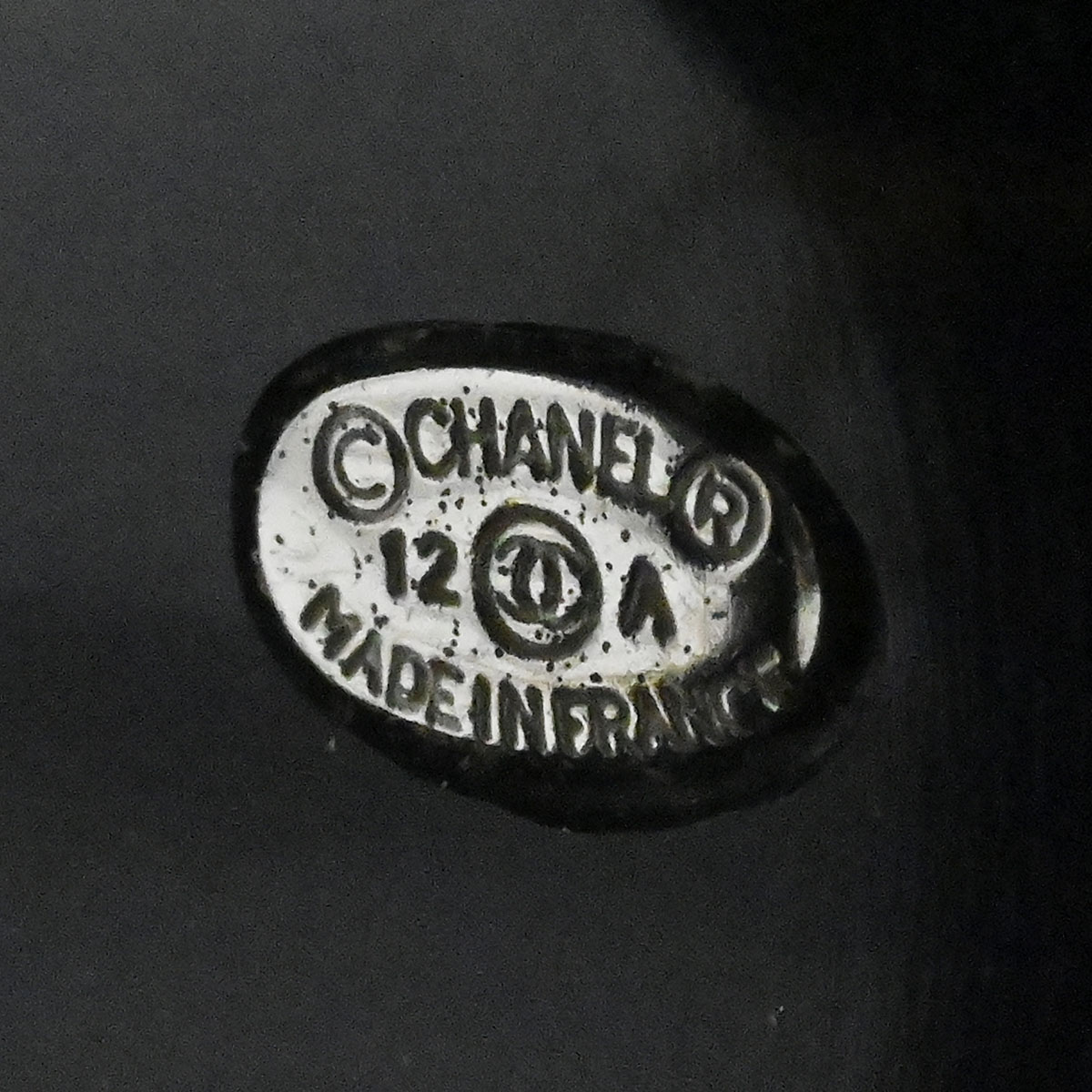 シャネル CHANEL 12A ココマーク プラスチック シルバーカラー リング 13号 レディース 3701