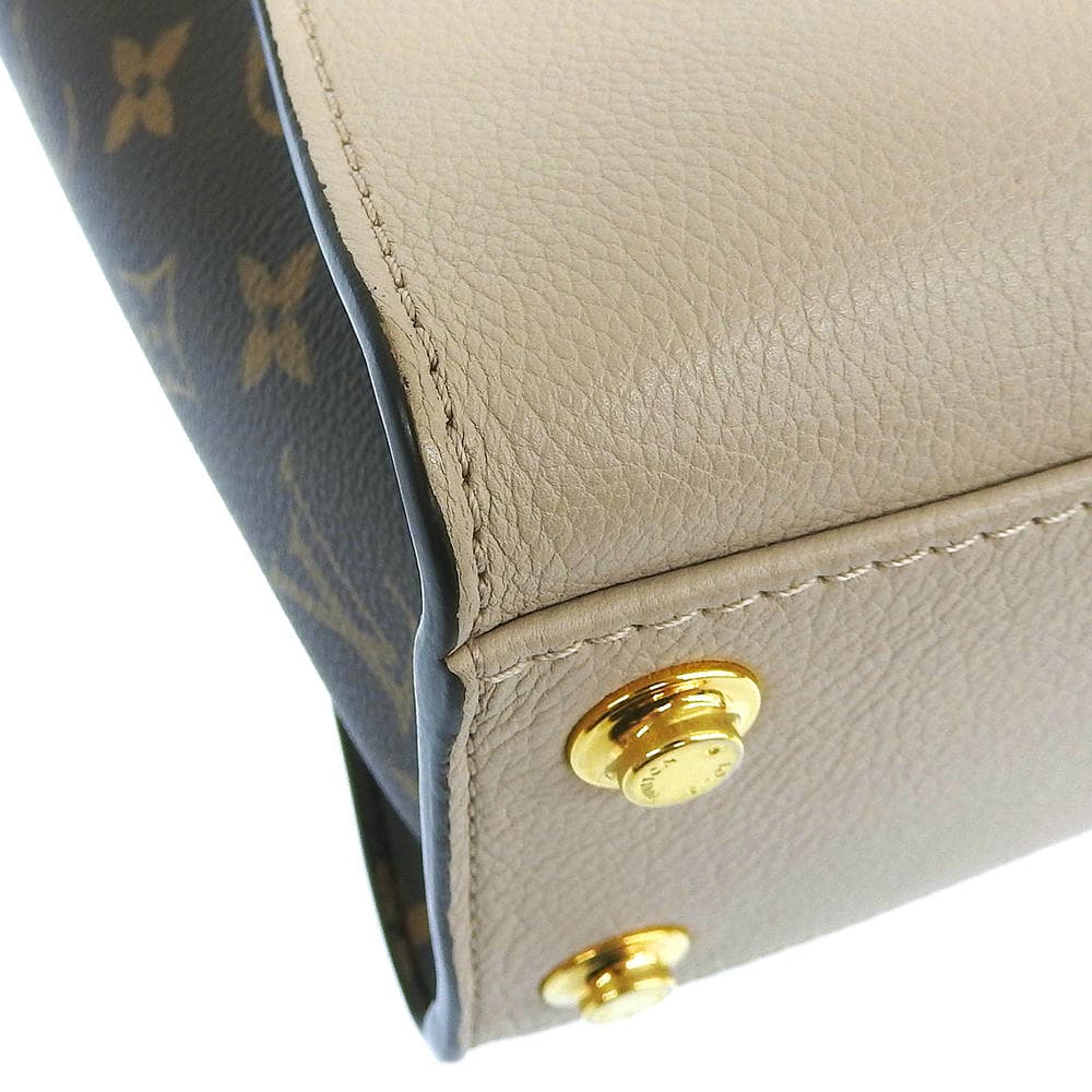 美品　Louis Vuitton グレージュハンドバッグ LOUIS VUITTON ルイヴィトン クリッシーMM マルチカラー ブロン
