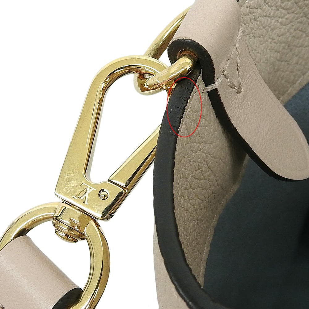 ルイヴィトン LOUIS VUITTON オンマイサイドPM 2WAY ハンドバッグ ショルダー 斜め掛け レザー モノグラム グレージュ レディース M57729 4661