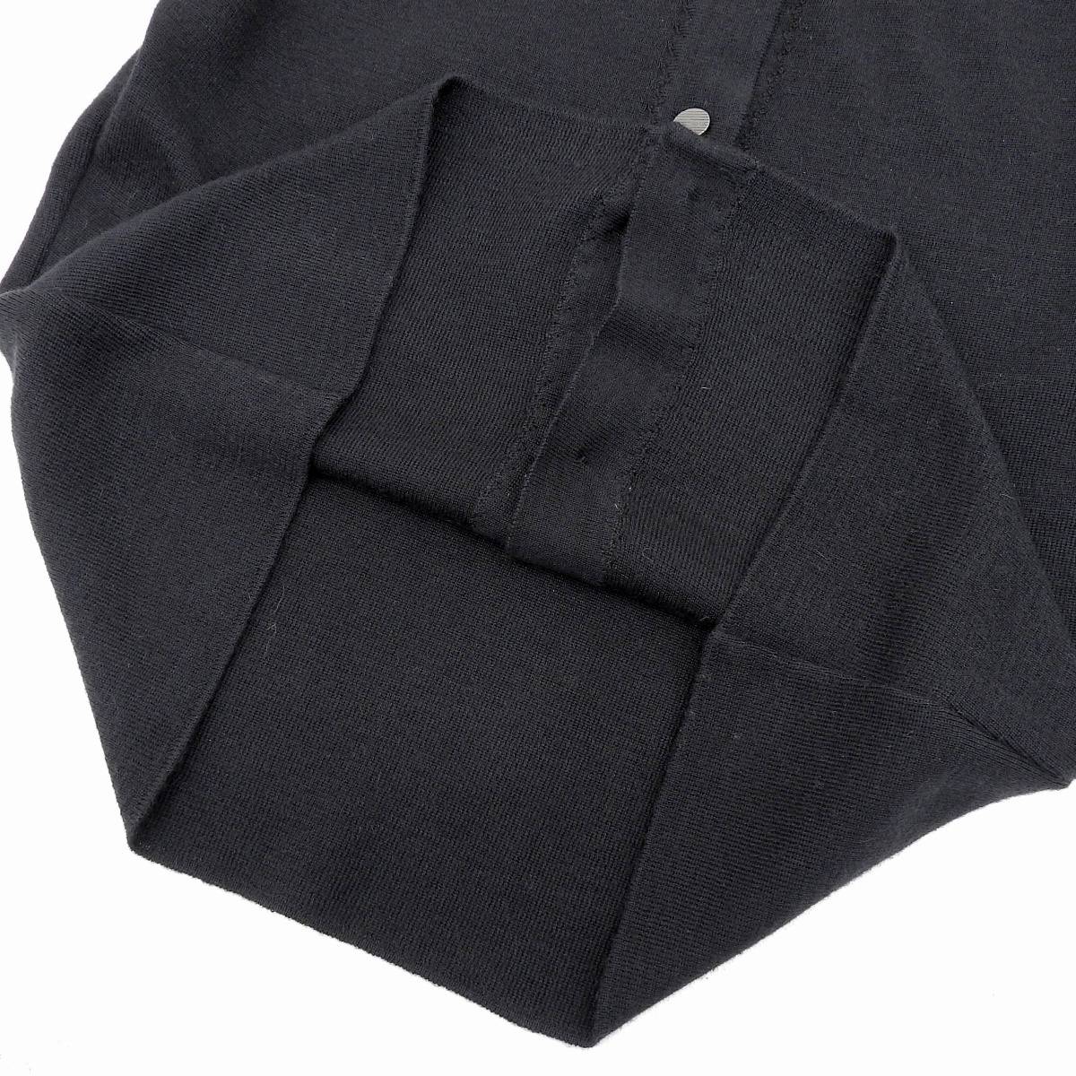 シャネル CHANEL カーディガン カシミヤ×シルク ブラック 38 レディース 4242