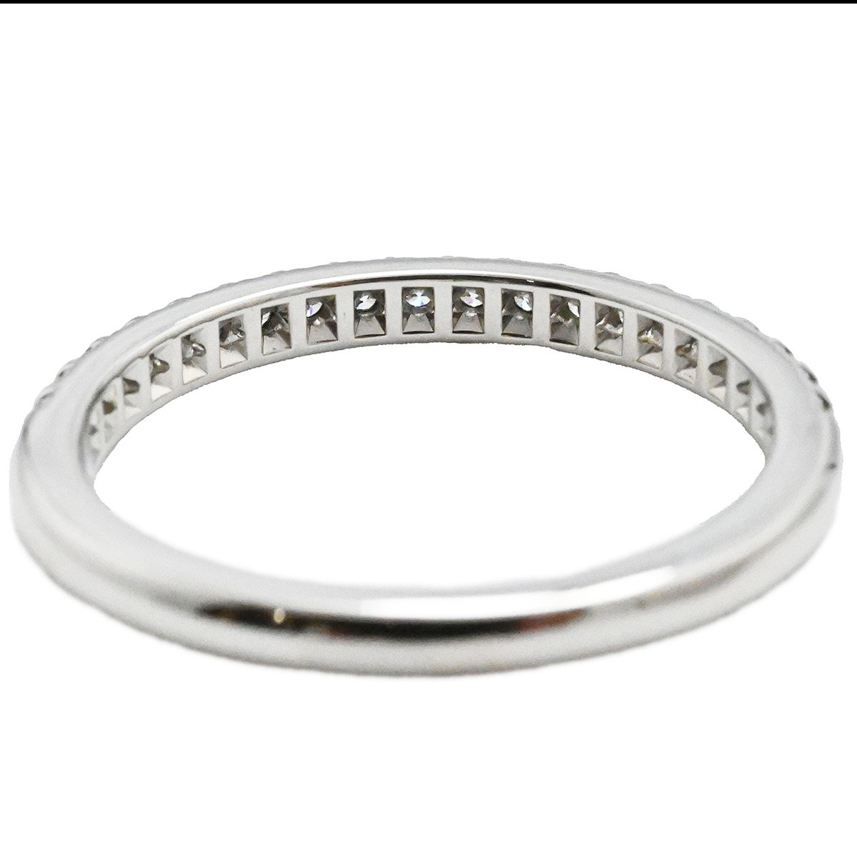 ティファニー TIFFANY & Co. Pt 950 プラチナソレストハーフダイヤ エタニティリング 9号 レディース  3641