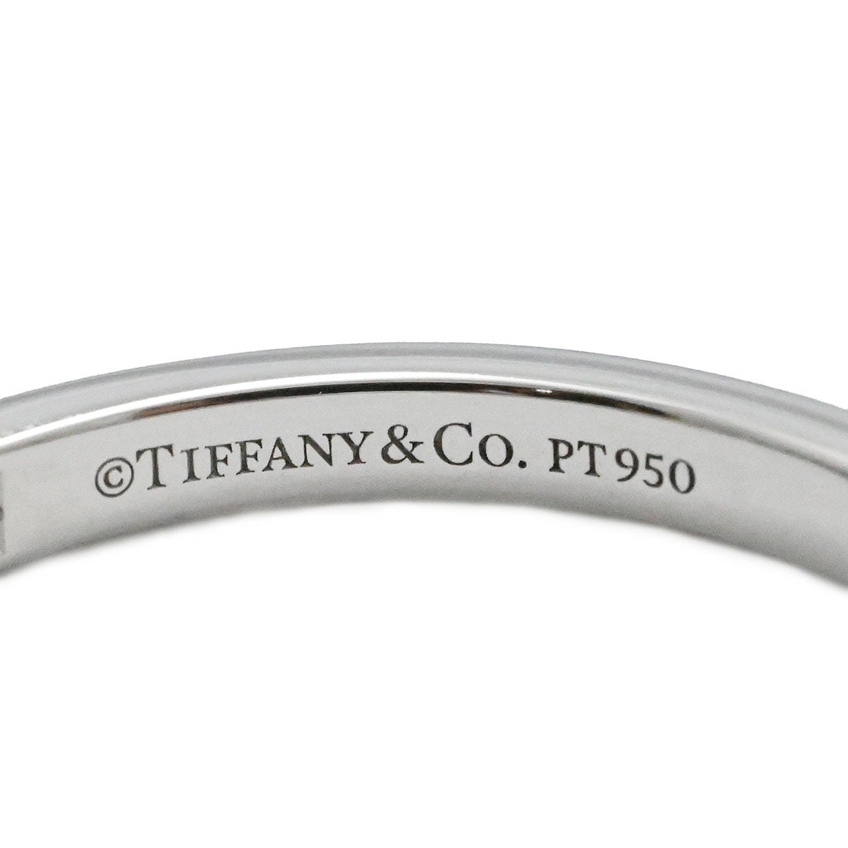 ティファニー TIFFANY & Co. Pt 950 プラチナソレストハーフダイヤ エタニティリング 9号 レディース  3641