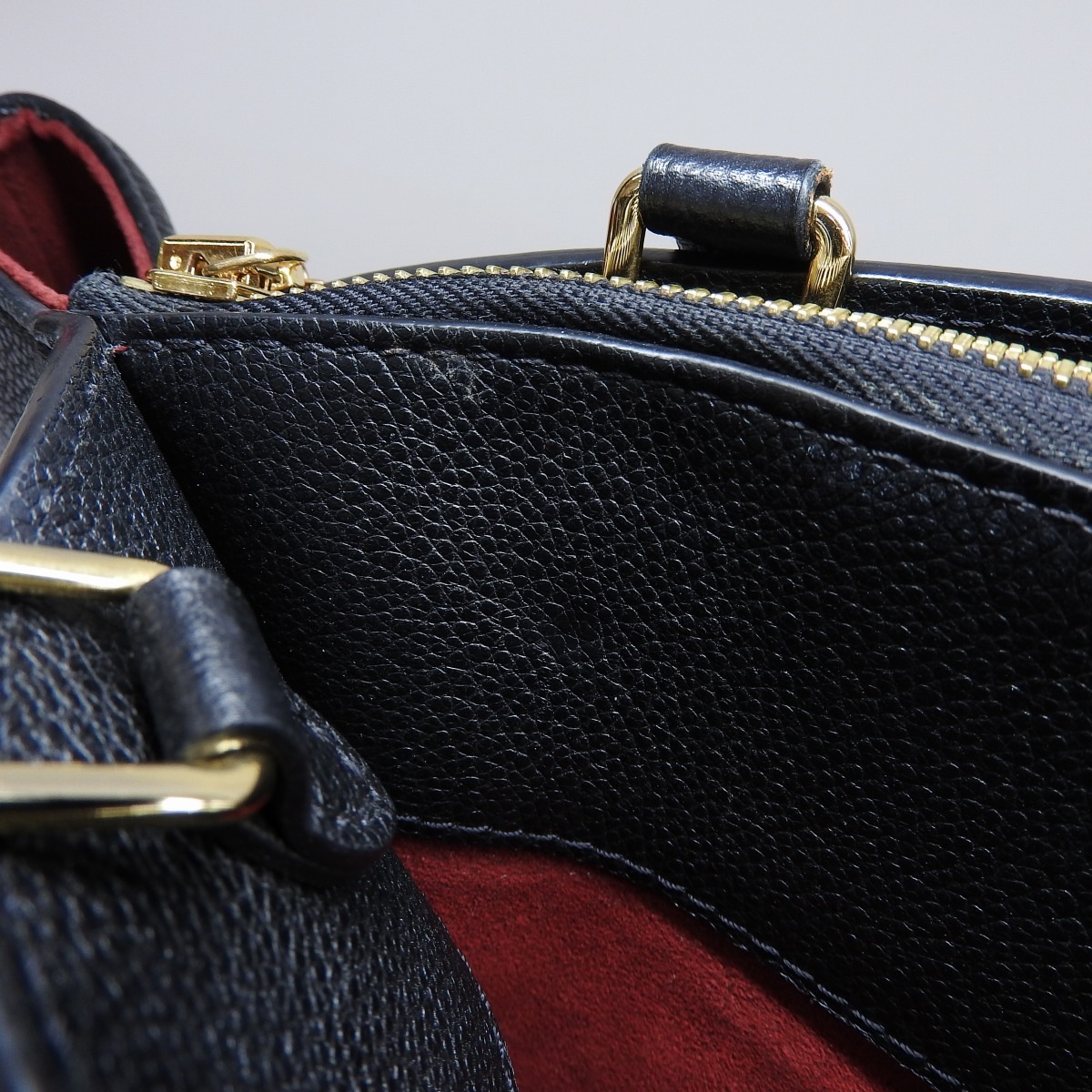 ルイヴィトン LOUIS VUITTON モノグラムアンプラント プティパレPM 2WAY ハンドバッグ ショルダー 斜め掛け 黒/ボルドー レディース M58916 4662