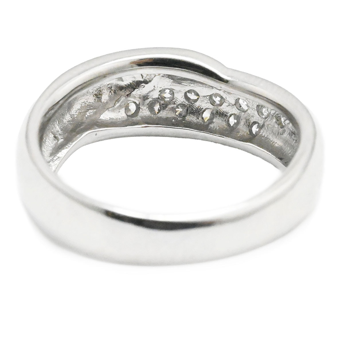 セイコー SEIKO  Pt900 ダイヤ0.31ct プラチナ ダイヤモンド リング サイズ12号 レディース  3935