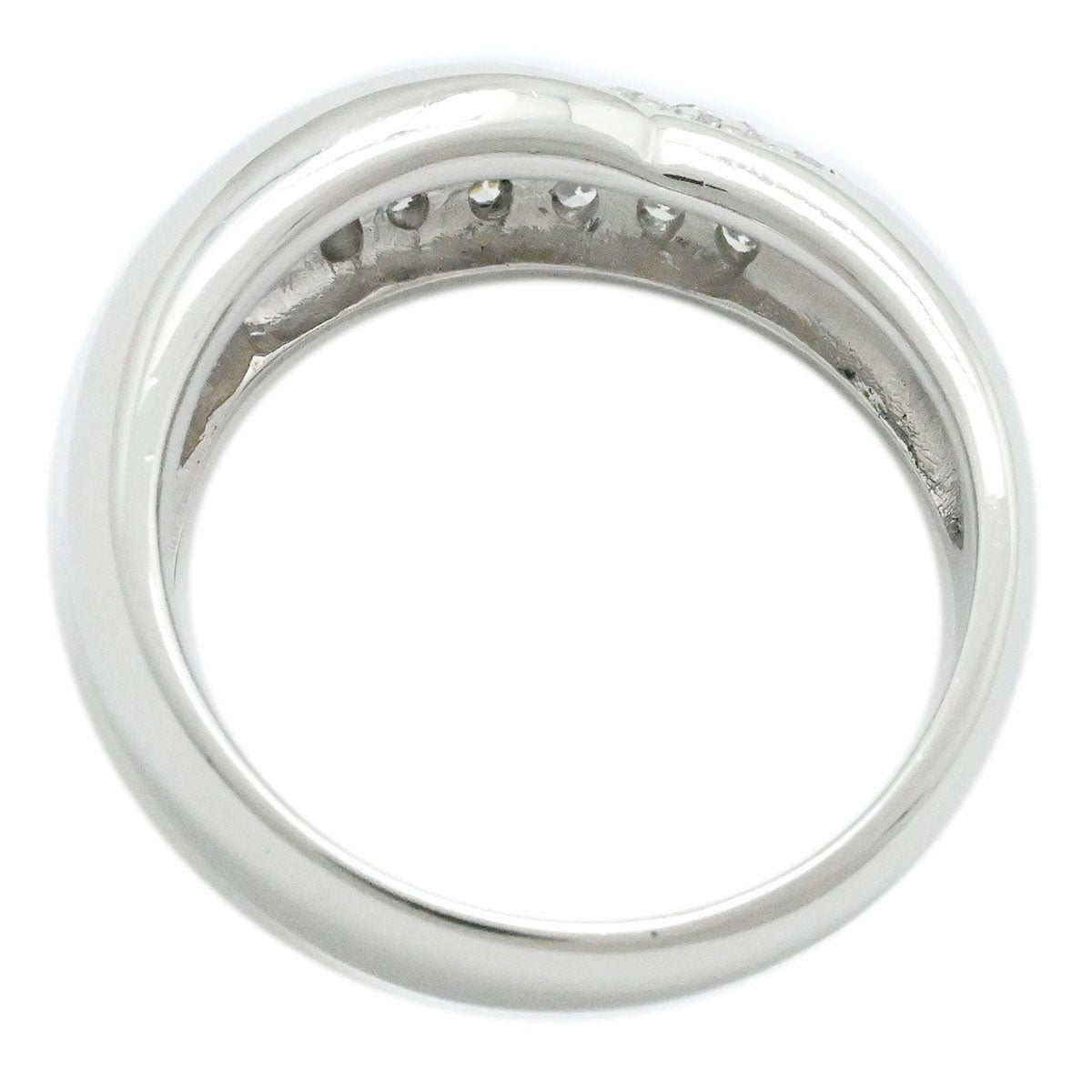 セイコー SEIKO  Pt900 ダイヤ0.31ct プラチナ ダイヤモンド リング サイズ12号 レディース  3935