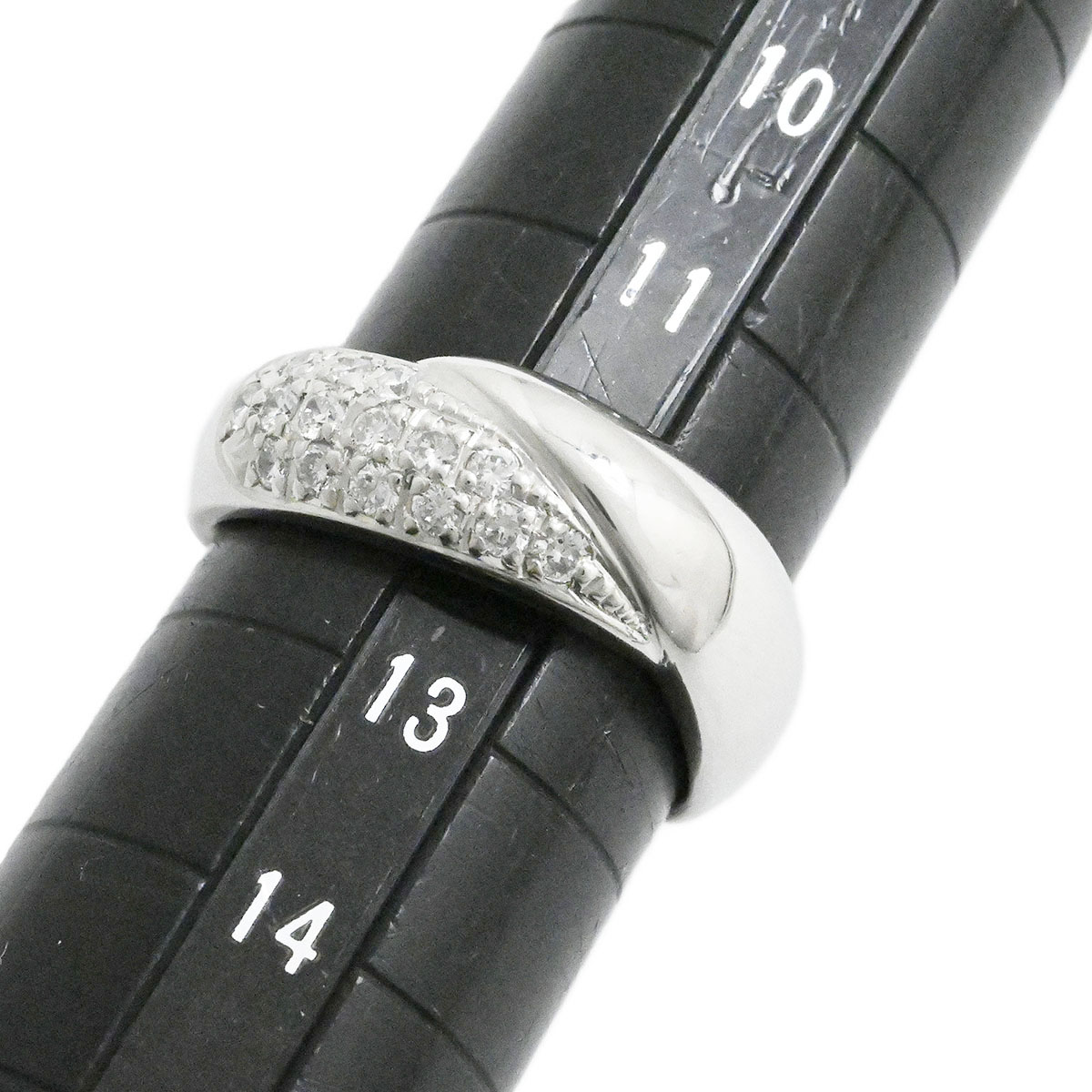 セイコー SEIKO  Pt900 ダイヤ0.31ct プラチナ ダイヤモンド リング サイズ12号 レディース  3935