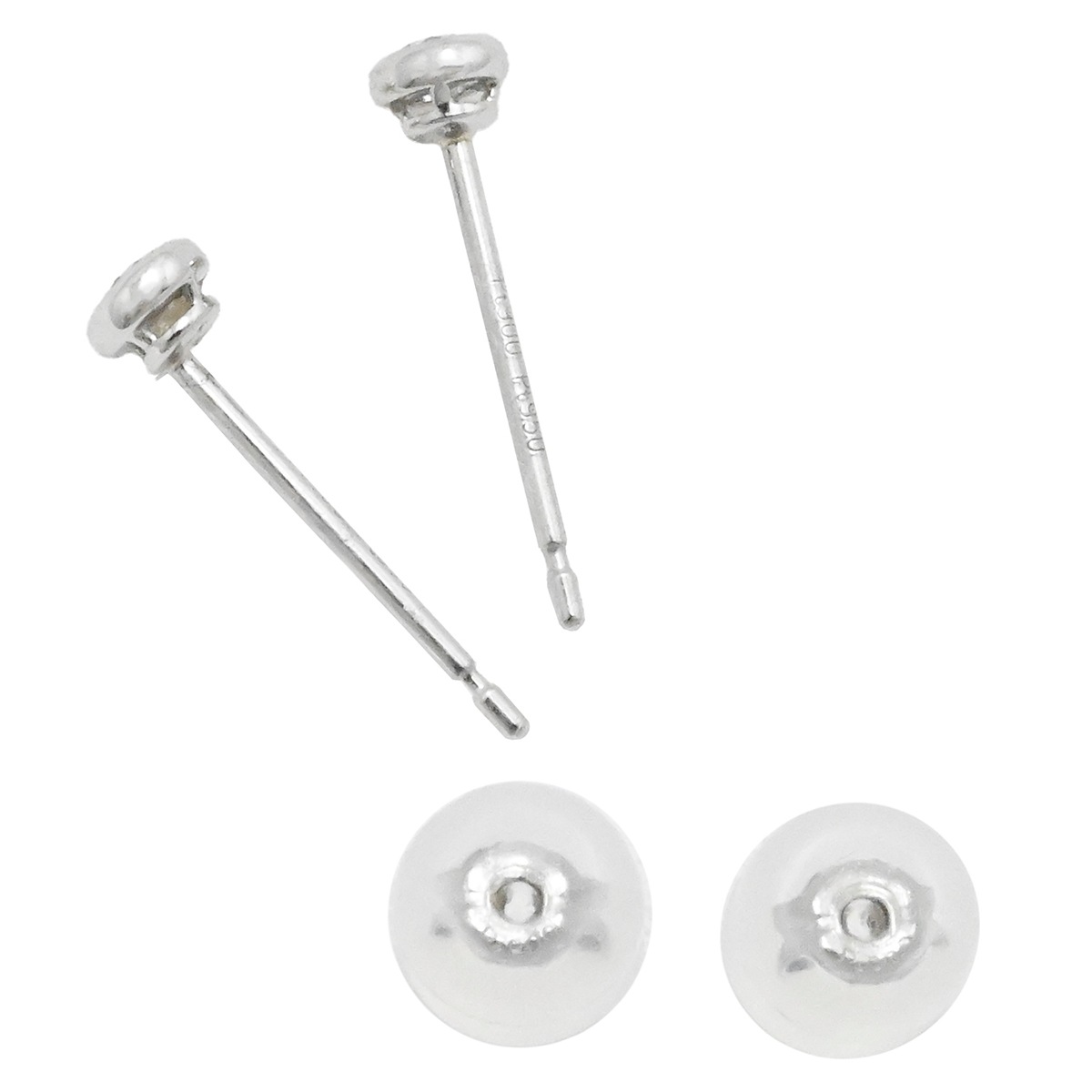 ヴァンドーム V/D Vendome Aoyama PT950/900 ダイヤ1粒 スタッド