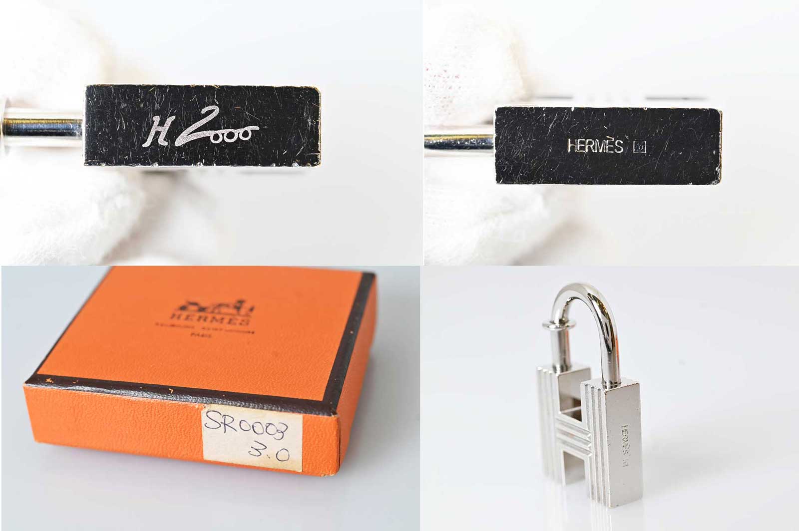エルメス HERMES カデナ アッシュ Hモチーフ H2000 新世紀の第一歩 小物 7486
