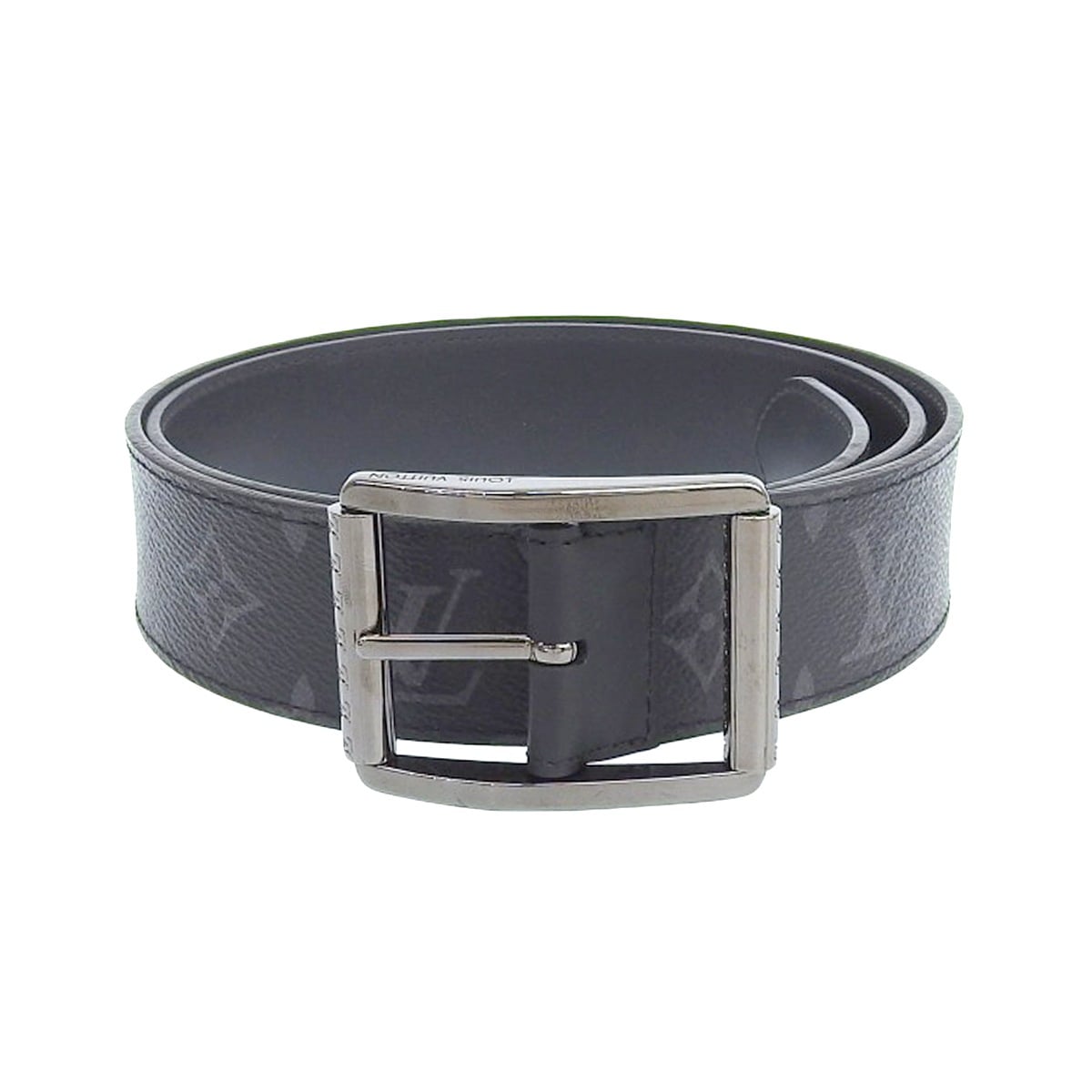 【美品】Louis Vuitton モノグラムレザーベルト　メンズ　95/38 Louis Vuitton モノグラムレザーベルト95/38 メンズ