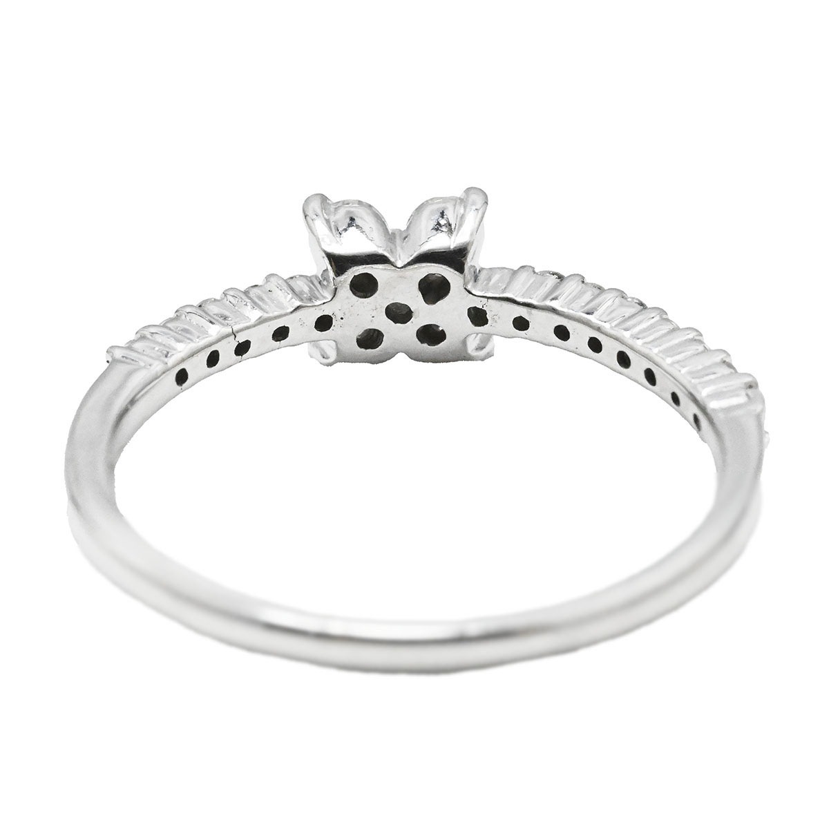 ポンテヴェキオ PONTE VECCHIO K18WG ホワイトゴールド ダイヤ0.39ct リング 11号 レディース  3694