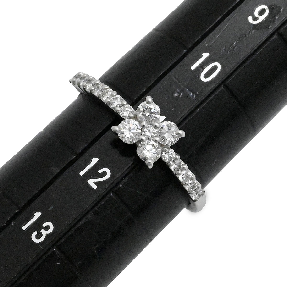 ポンテヴェキオ PONTE VECCHIO K18WG ホワイトゴールド ダイヤ0.39ct リング 11号 レディース  3694