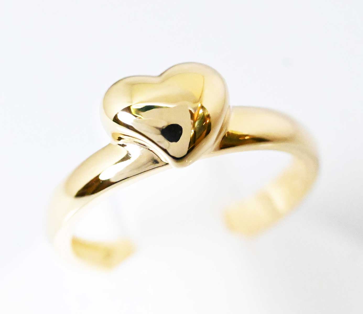 ポンテヴェキオ　K18WG&K18 揺れるハートのハーフエタニティ風リング9号 ポンテヴェキオ K18WG&K18 揺れるハートのハーフエタニティ風