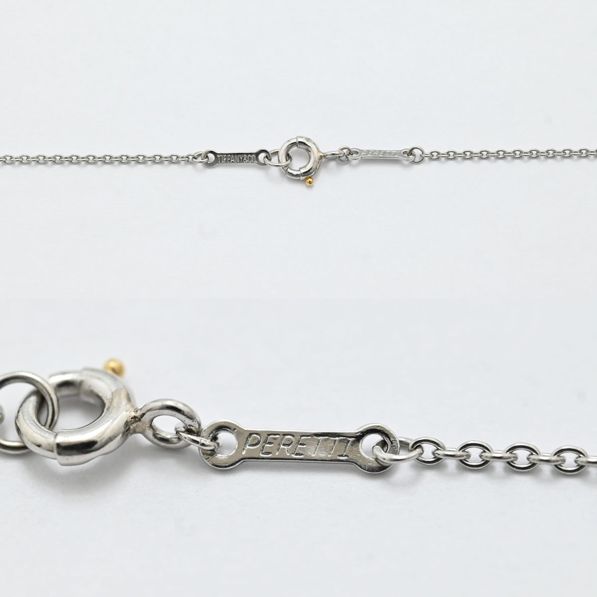 ティファニー TIFFANY & Co. PT950 プラチナ ダイヤ エルサペレッティ クロスネックレス  3405