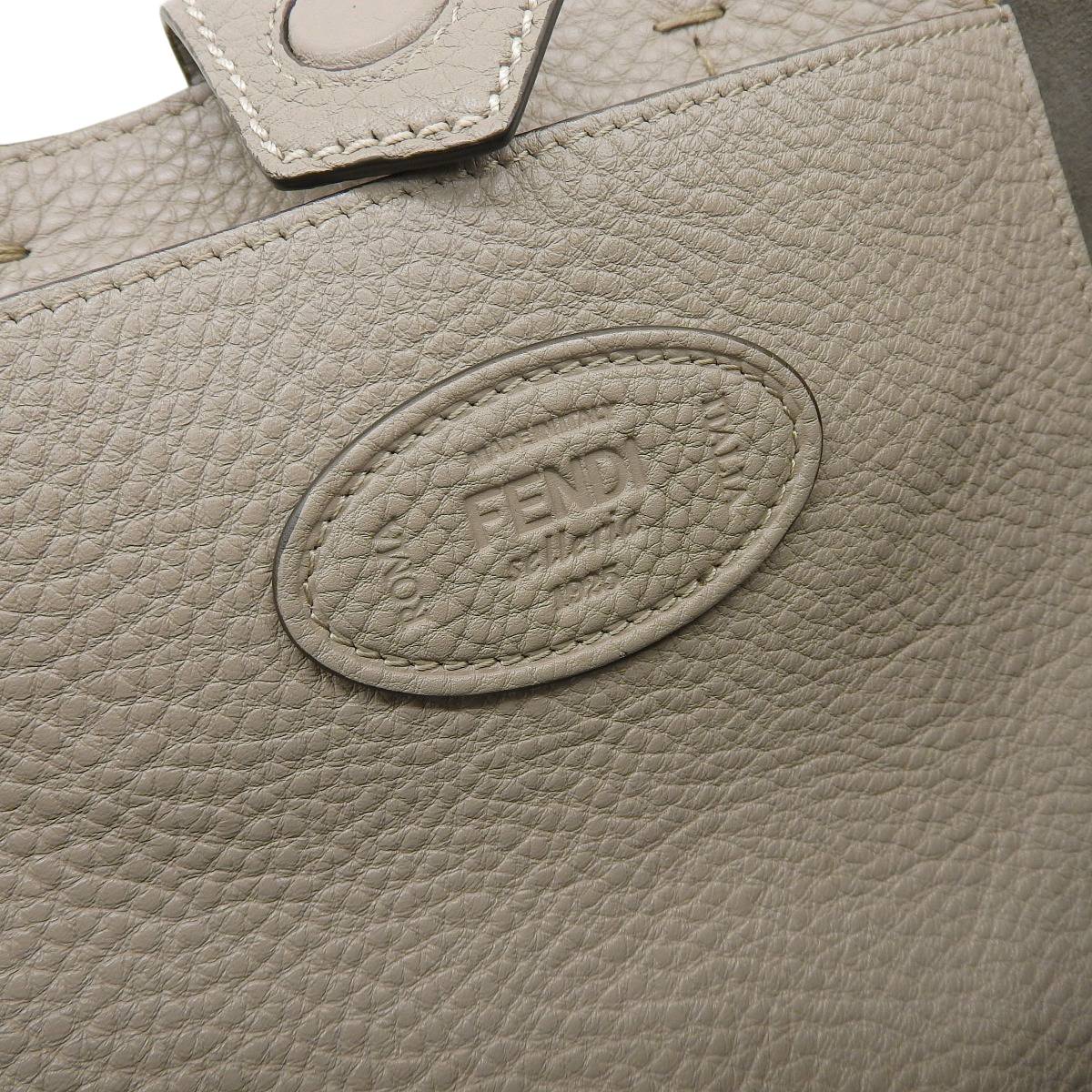 フェンディ FENDI セレリア 2WAYショルダーバッグ レザー グレージュ レディース 8BH349 4244