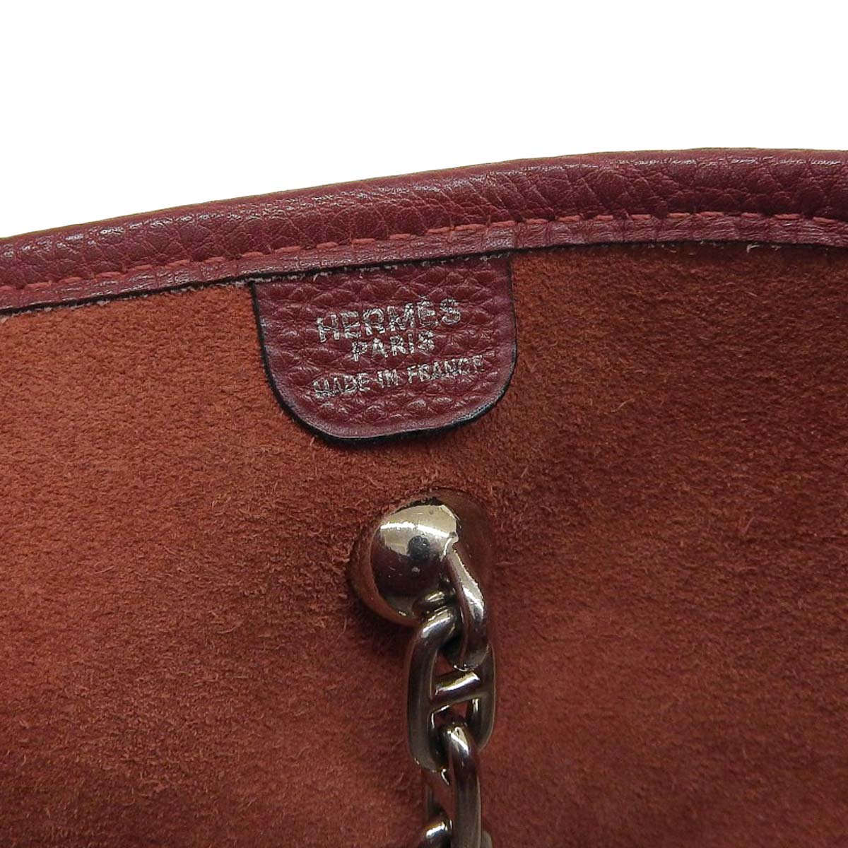 エルメス HERMES ヴェスパPM ショルダーバッグ トゴ ボルドー系×シルバー金具 レディース □D刻印 4277