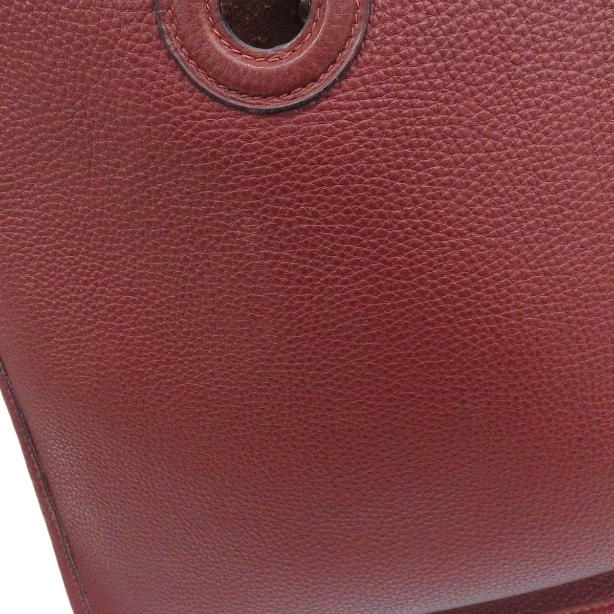 エルメス HERMES ヴェスパPM ショルダーバッグ トゴ ボルドー系×シルバー金具 レディース □D刻印 4277