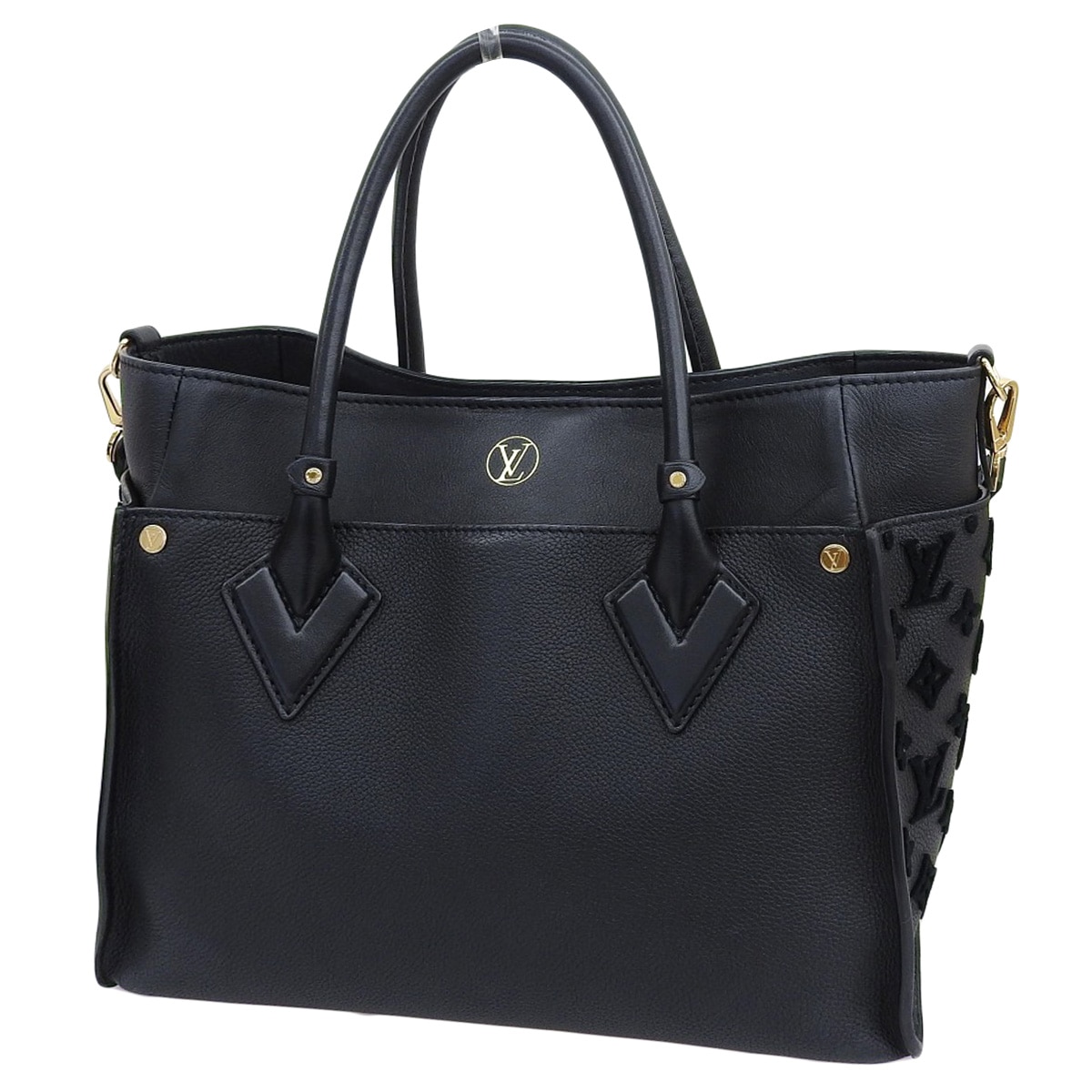 【超美品】ルイヴィトン 2WAY オンマイサイド ＭＭ ハンドバッグ 斜めがけ可 LOUIS VUITTON ルイヴィトン オンマイサイドMM レディース 2WAY