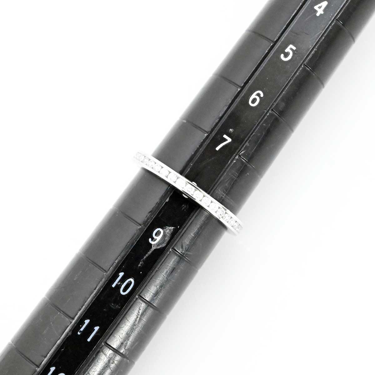 ロイヤルアッシャー PT950 プラチナ ダイヤ0.18ct ハーフエタニティ