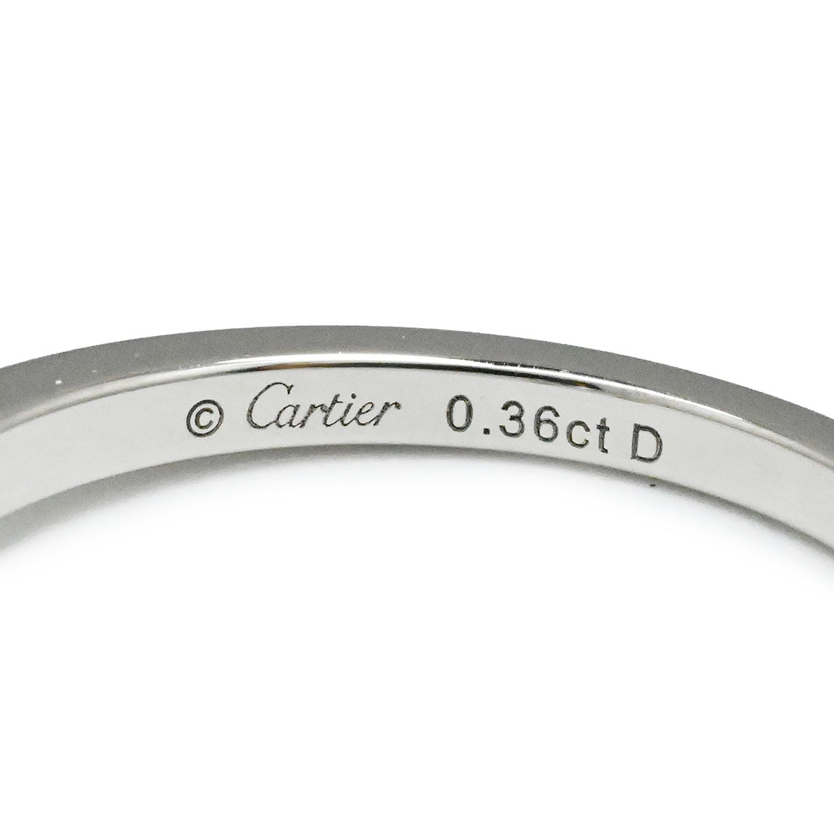 カルティエ CARTIER バレリーナリング Pt950 プラチナ ダイヤ0.36ct サイズ49 レディース  3779