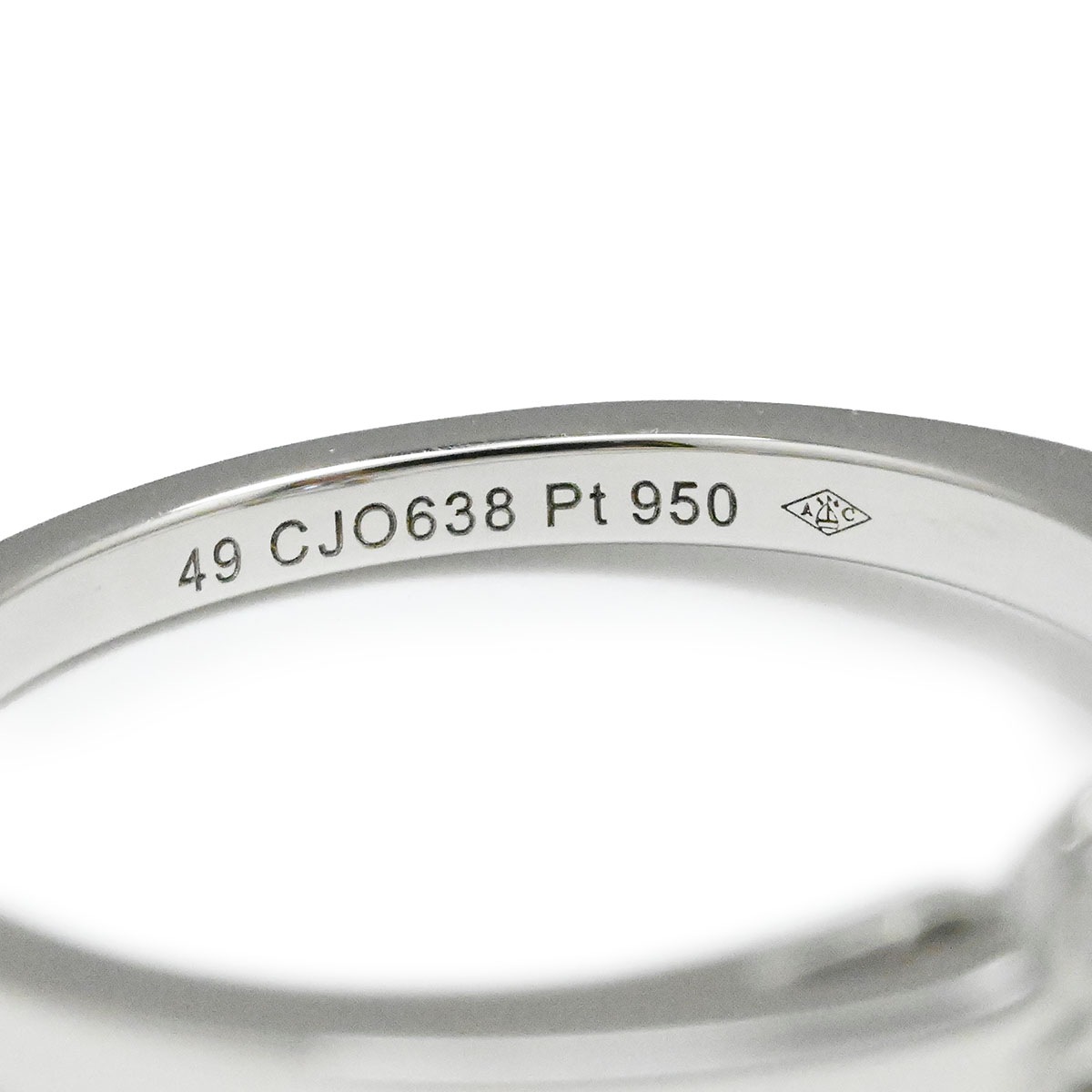 カルティエ CARTIER バレリーナリング Pt950 プラチナ ダイヤ0.36ct サイズ49 レディース  3779