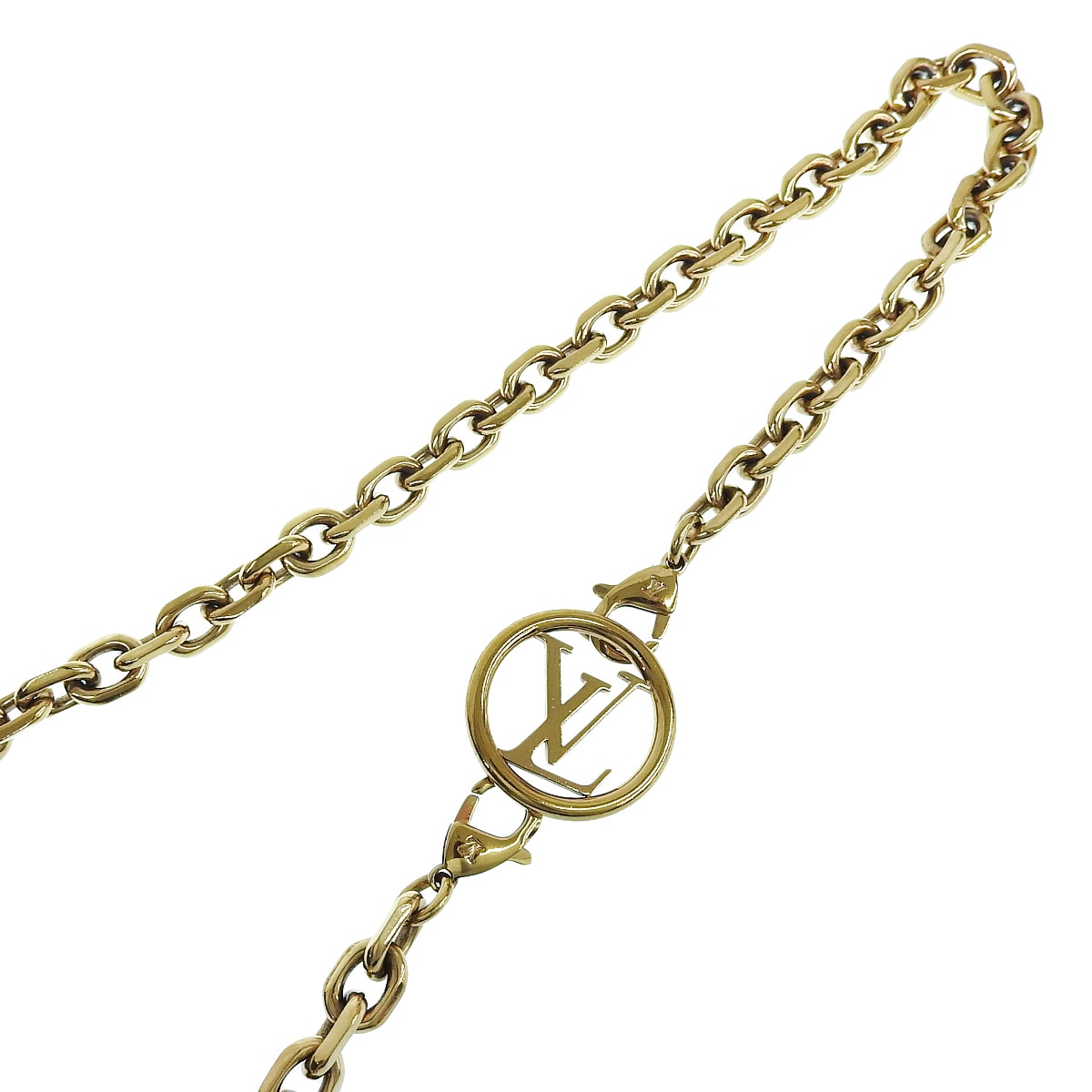 美品　LOUIS VUITTON　ルイヴィトン　ゴールド　ウォレットチェーン ルイヴィトン LOUIS VUITTON モノグラムエンボス ポシェット