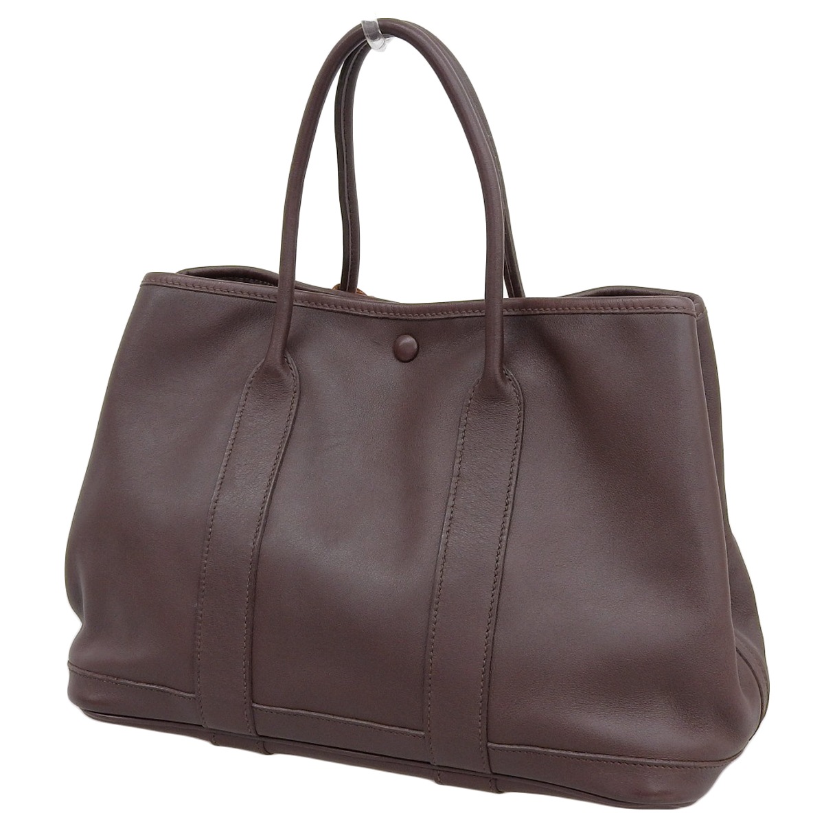 エルメス HERMES ガーデンツイリー TPM リボン柄 ボルデュックツイリー付 スイフト ブラウン系 レディース □I刻印 2005年 4480