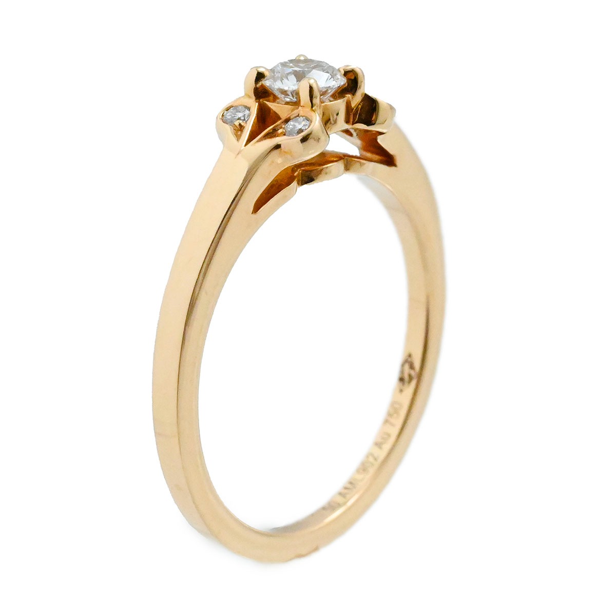 カルティエ CARTIER バレリーナリング 750PG K18PG ピンクゴールド ダイヤ0.19ct サイズ50 レディース  3780