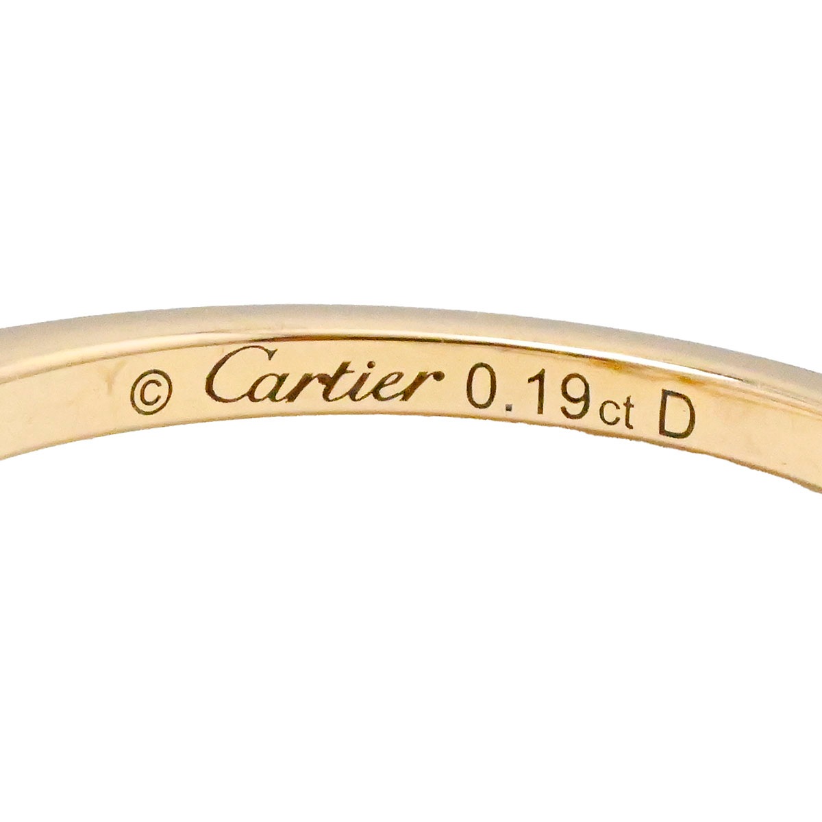 カルティエ CARTIER バレリーナリング 750PG K18PG ピンクゴールド ダイヤ0.19ct サイズ50 レディース  3780