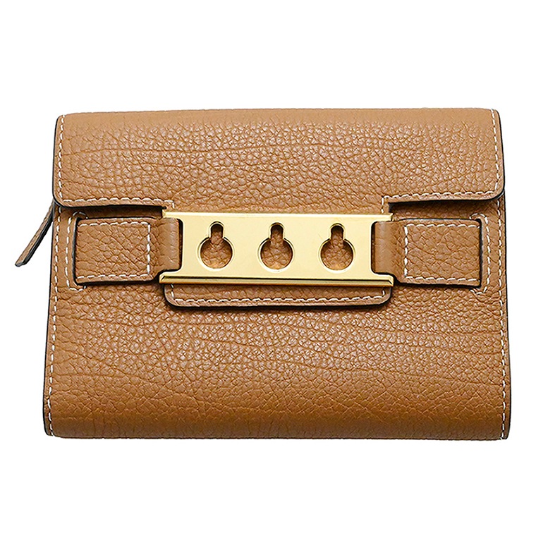 デルウォー DELVAUX タンベート 三つ折り財布 財布 コンパクトウオレット レザー レディース  3989