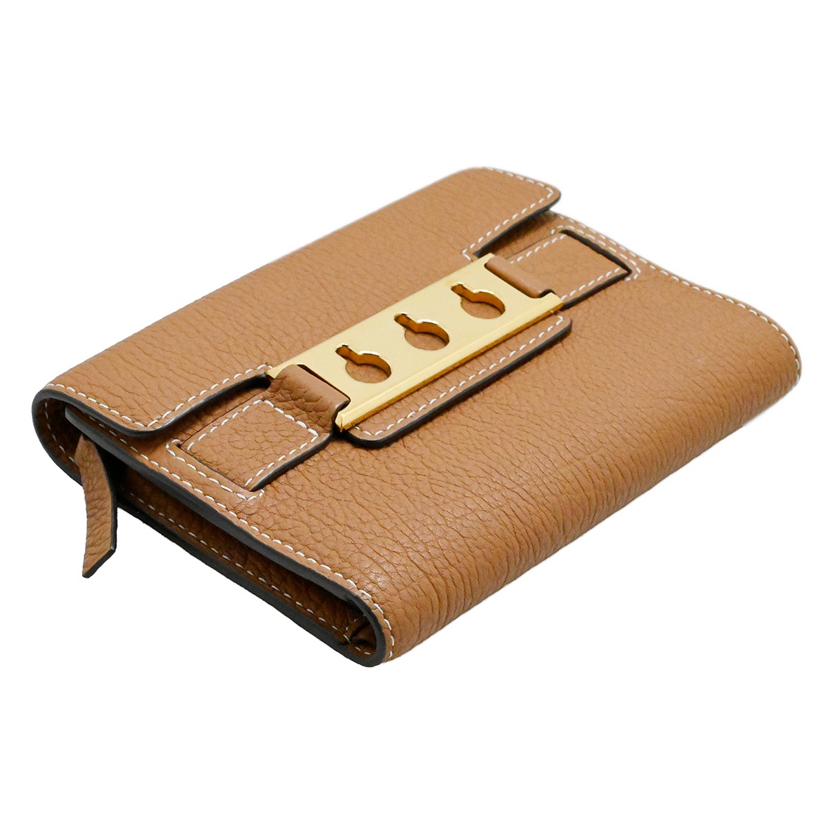 デルウォー DELVAUX タンベート 三つ折り財布 財布 コンパクトウオレット レザー レディース  3989