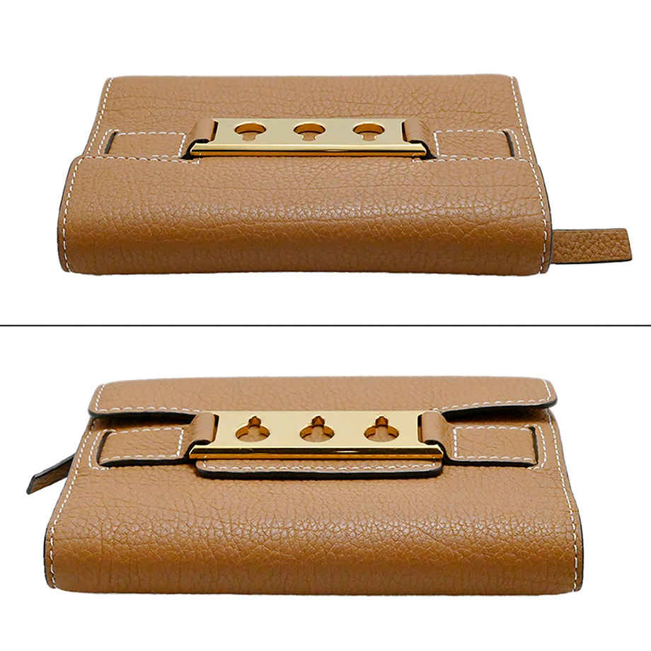 デルウォー DELVAUX タンベート 三つ折り財布 財布 コンパクトウオレット レザー レディース  3989
