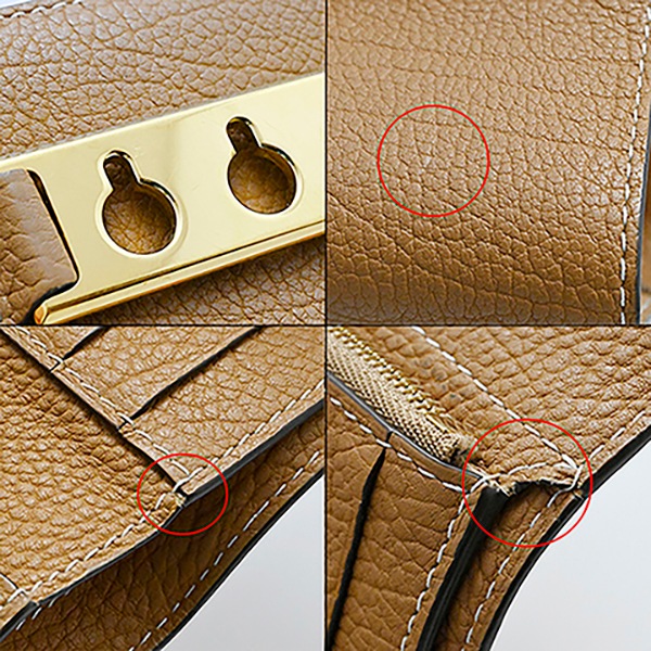 デルウォー DELVAUX タンベート 三つ折り財布 財布 コンパクトウオレット レザー レディース  3989